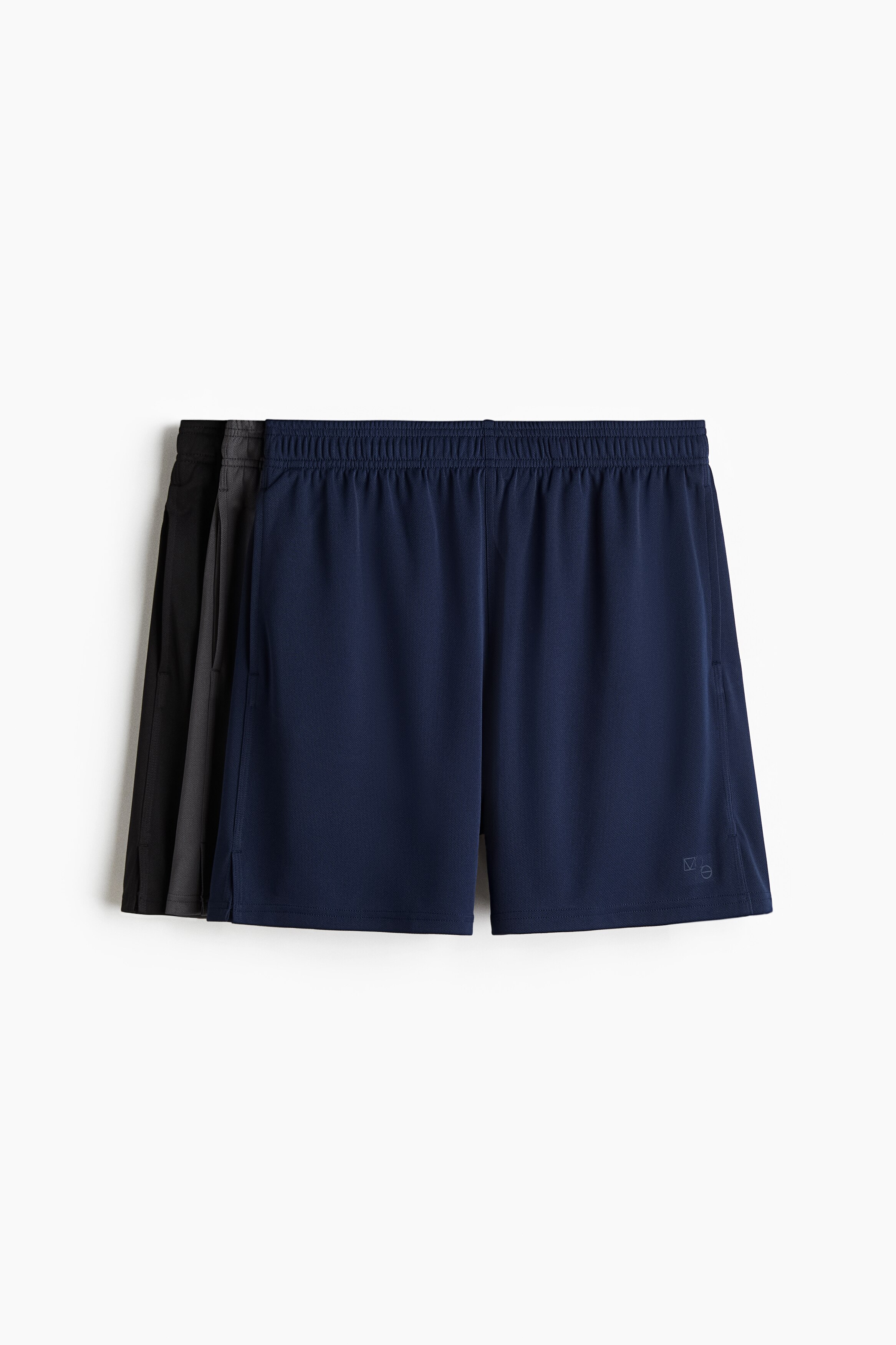 Спортивные шорты H&M из 3-х комплектов с технологией DryMove