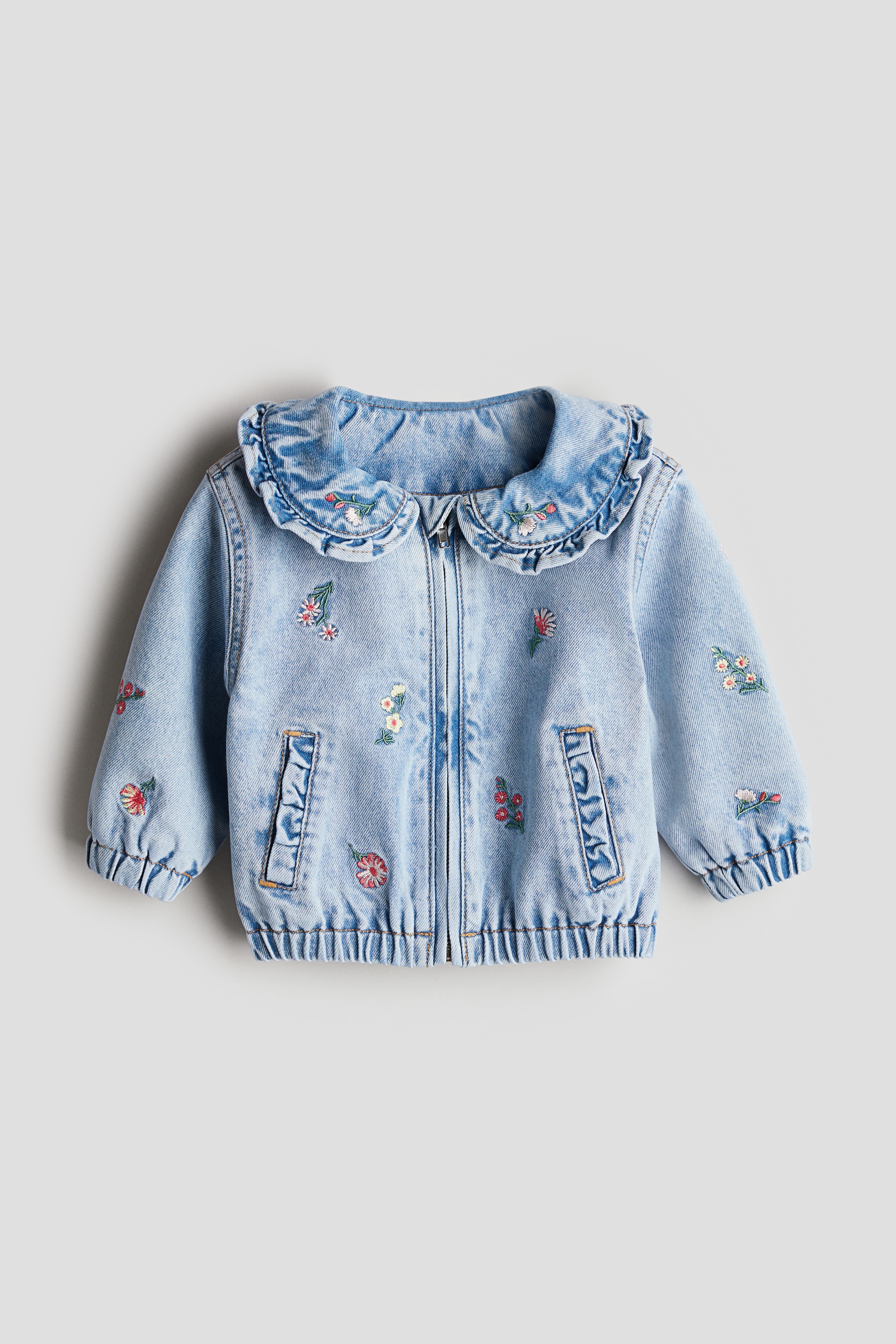 Джинсовая куртка с вышивкой от H&M