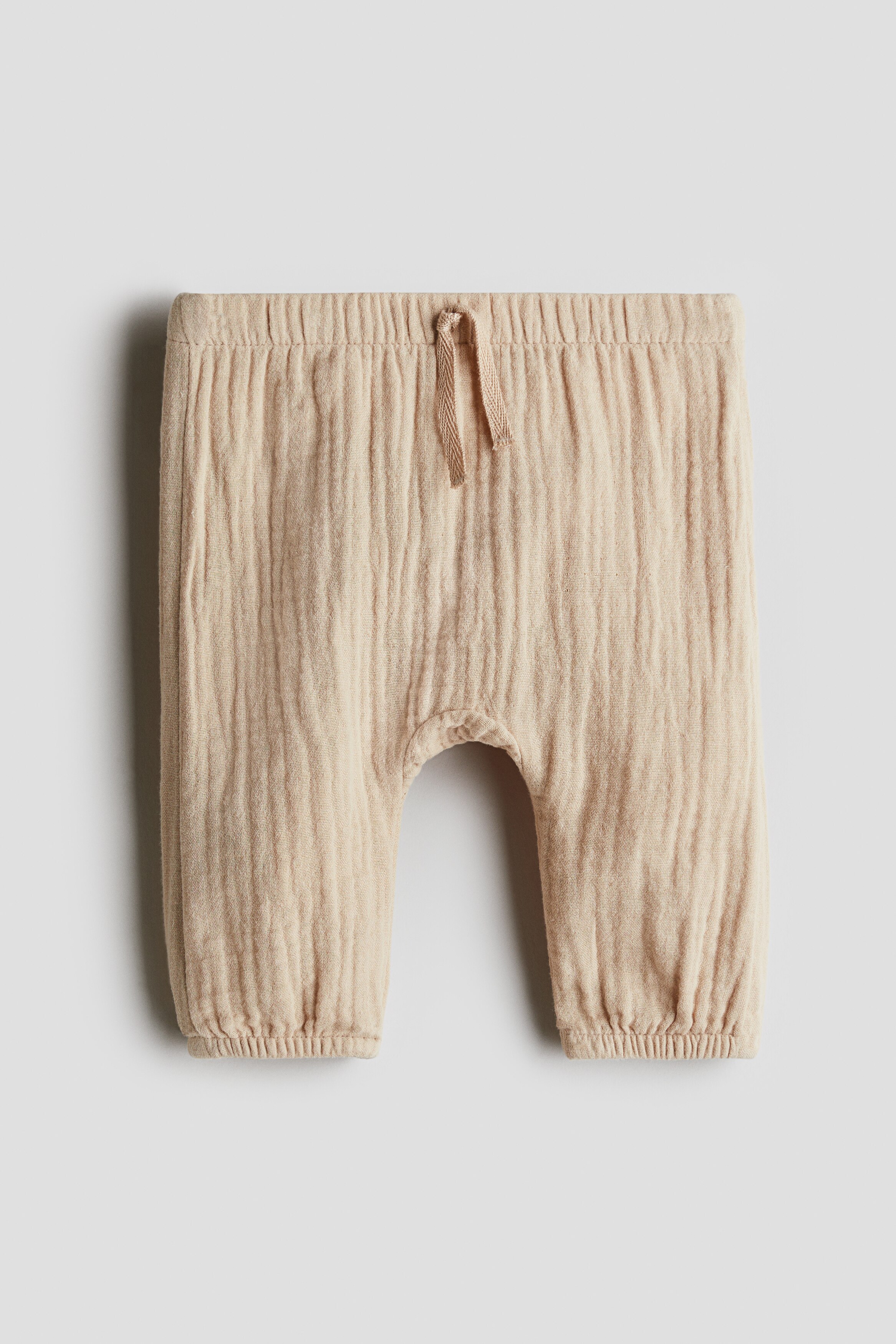 Хлопковые муслиновые брюки H&M