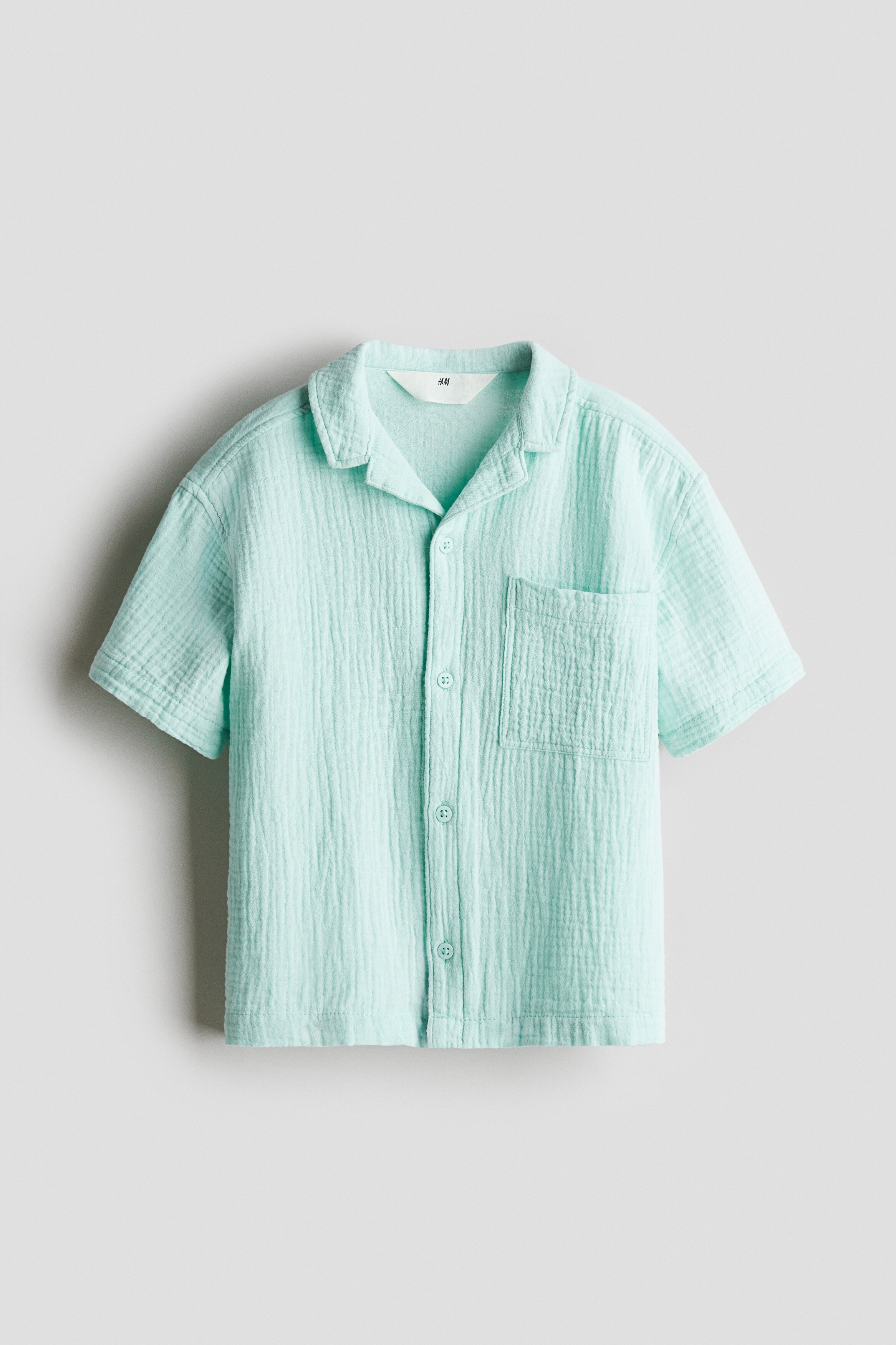 Курортная рубашка из хлопкового муслина H&M