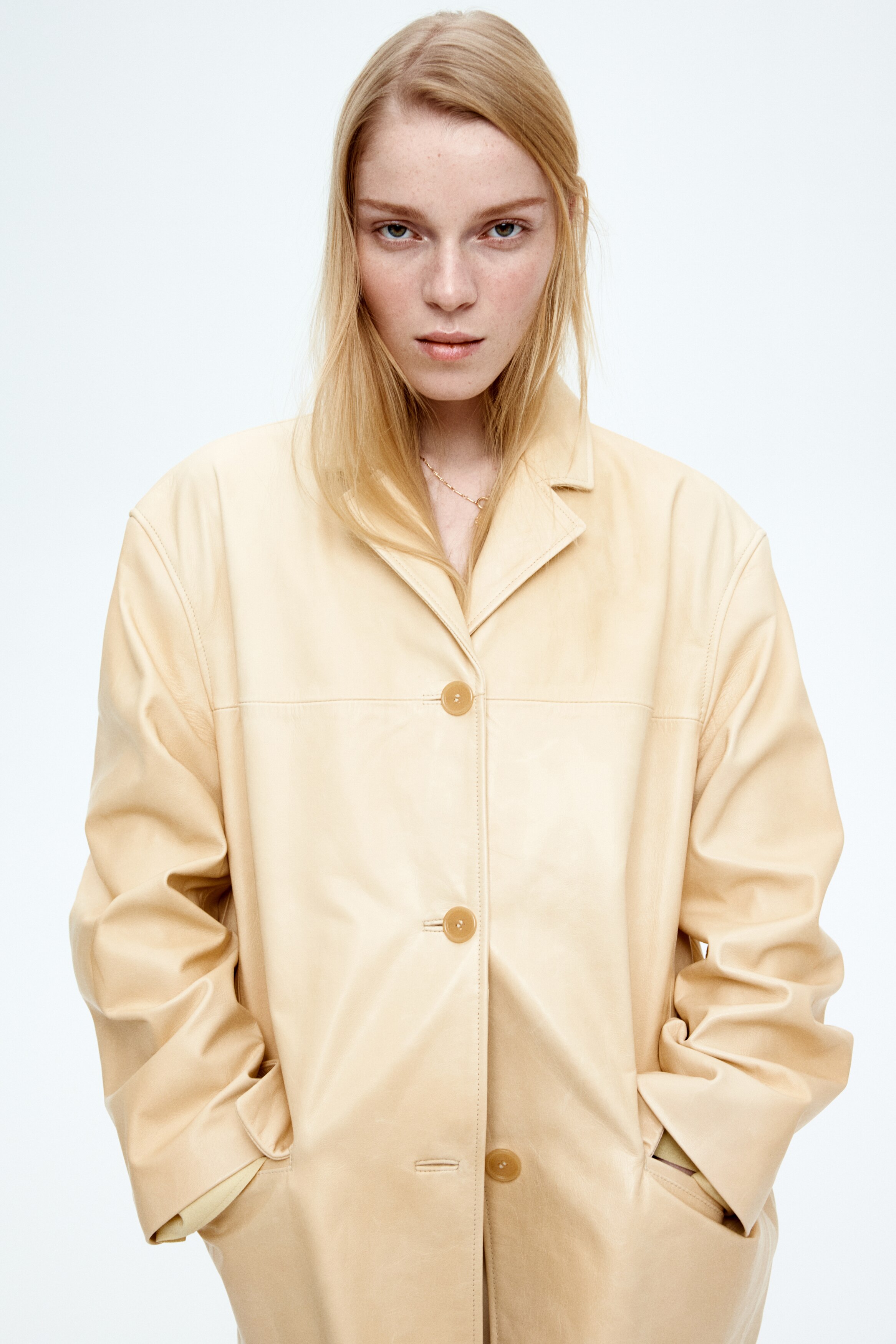 Кожаная куртка H&M