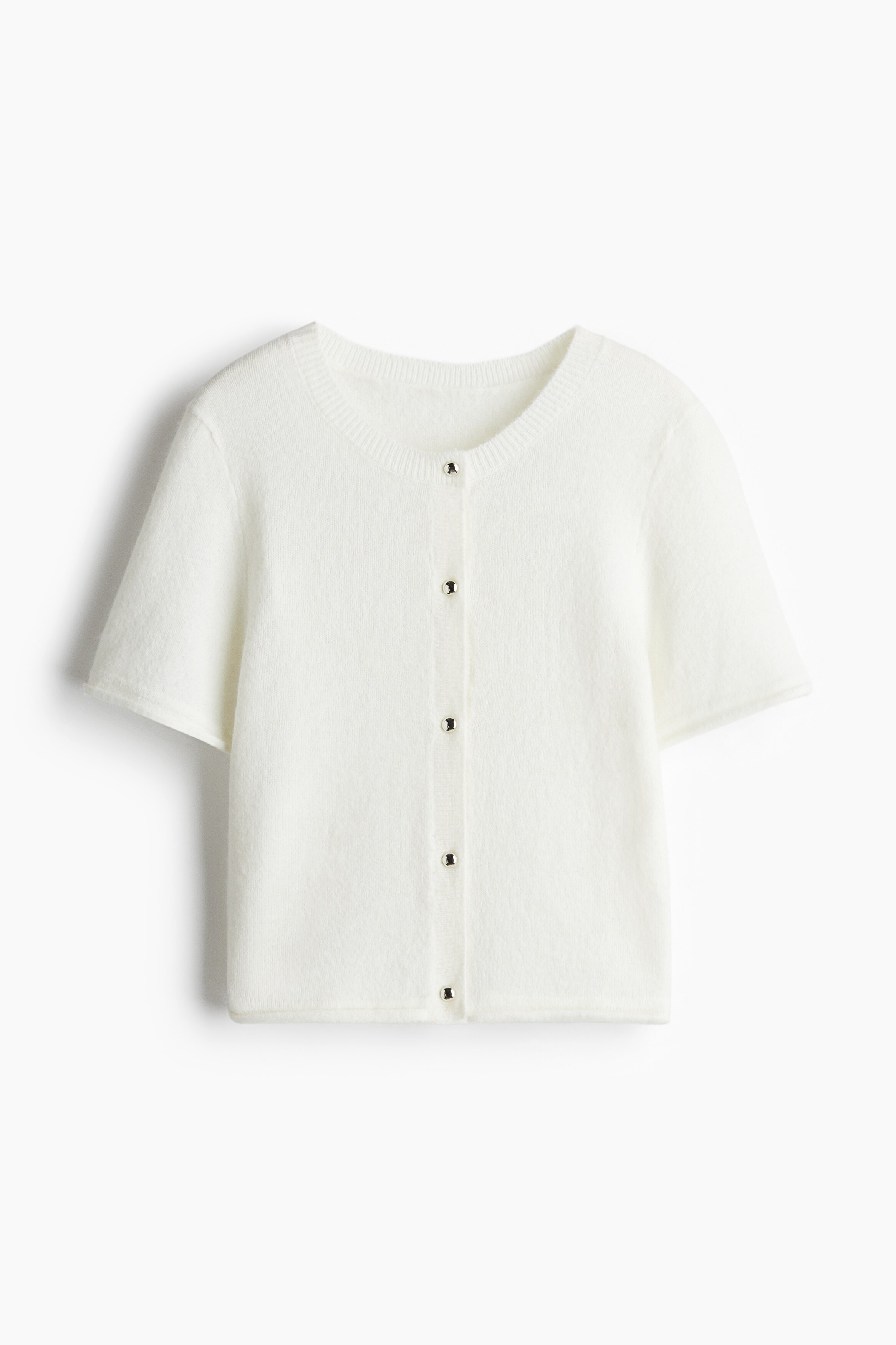 Кардиган тонкой вязки H&M с короткими рукавами