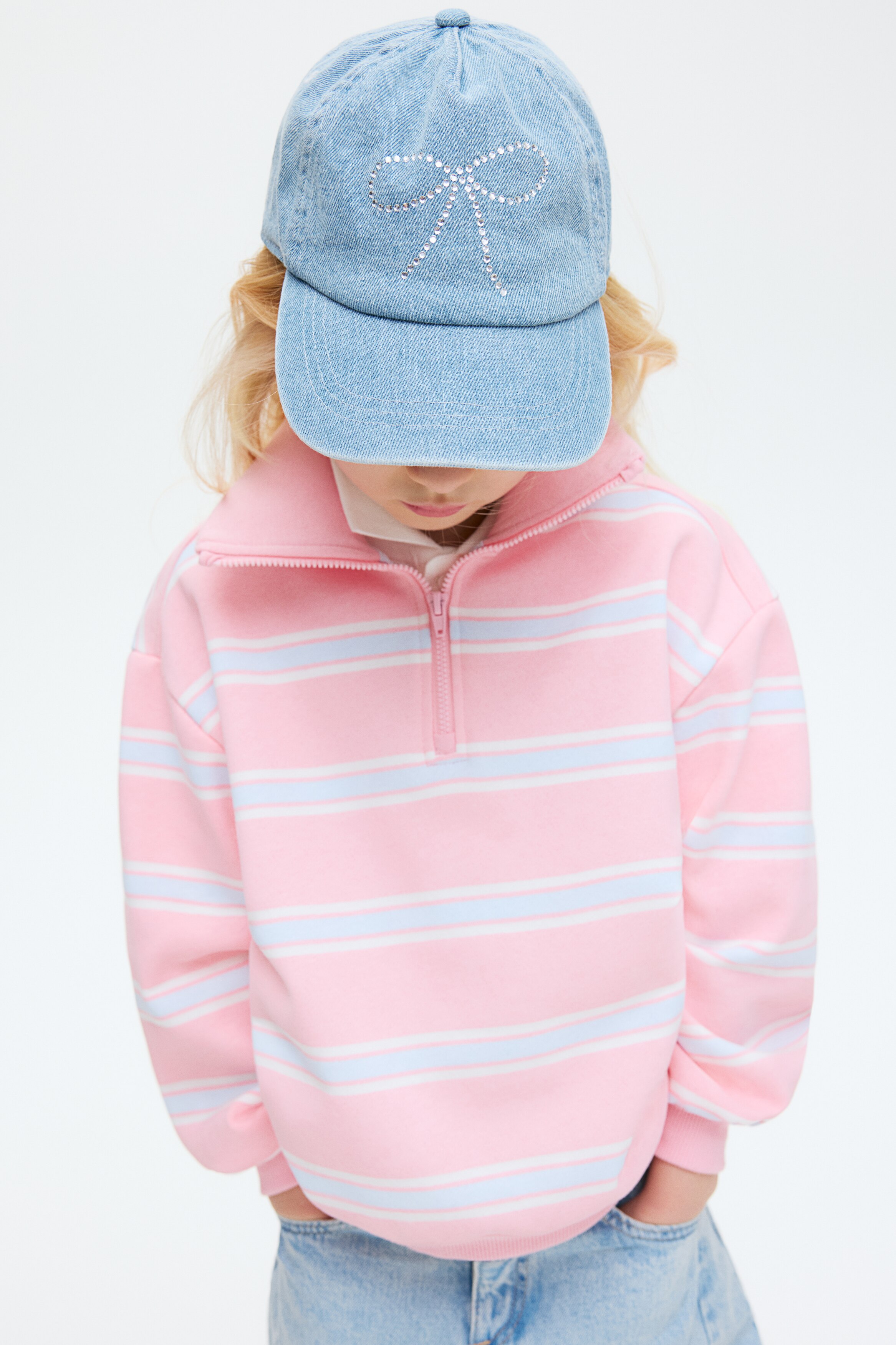 Шапочка из хлопчатобумажной саржи H&M
