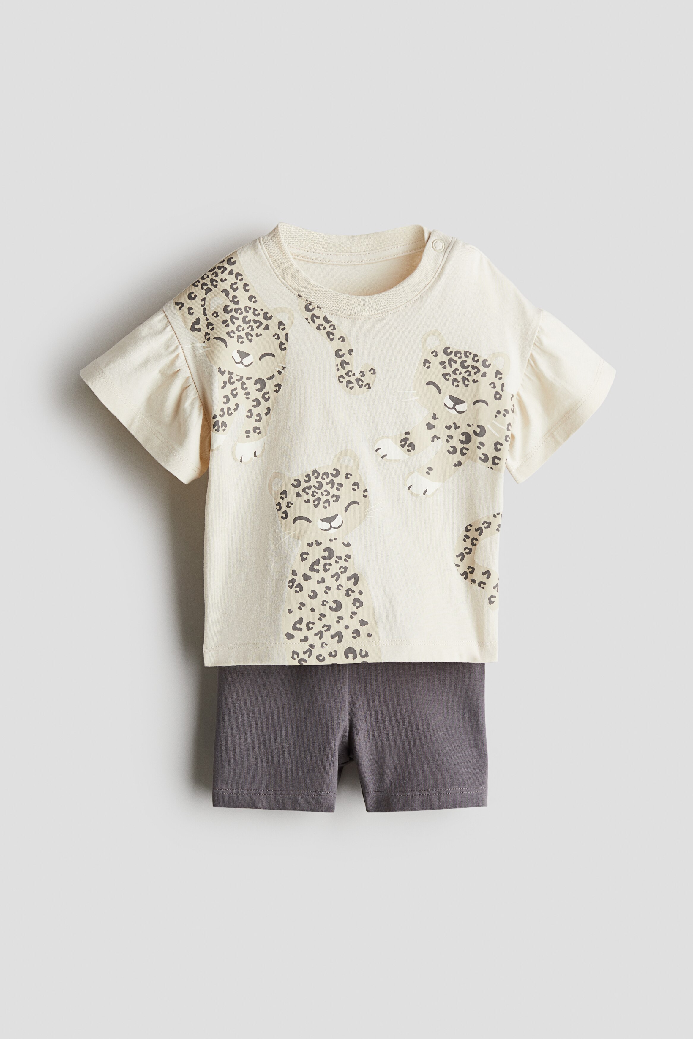 Комплект из хлопчатобумажного трикотажа H&M из 2 частей