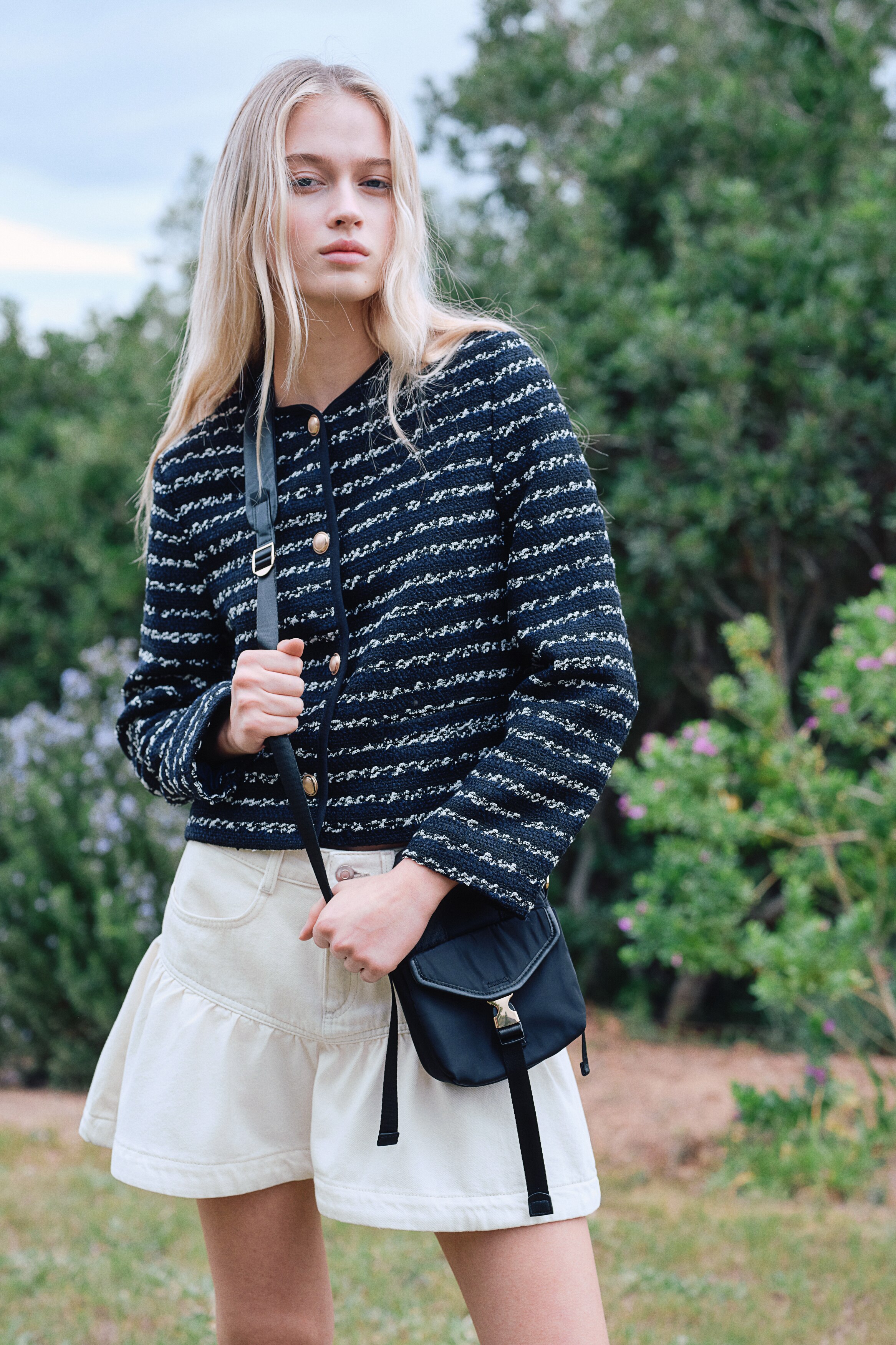 Куртка из текстурированной ткани H&M