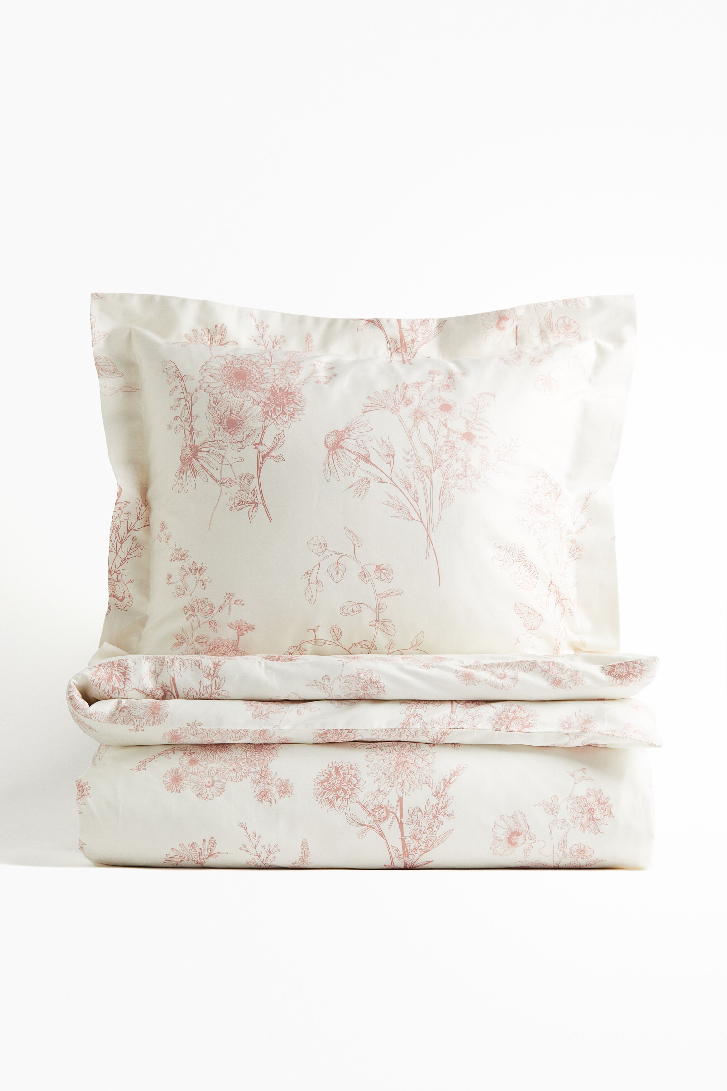 Двойной пододеяльник из хлопка и сатина H-M 6690₽