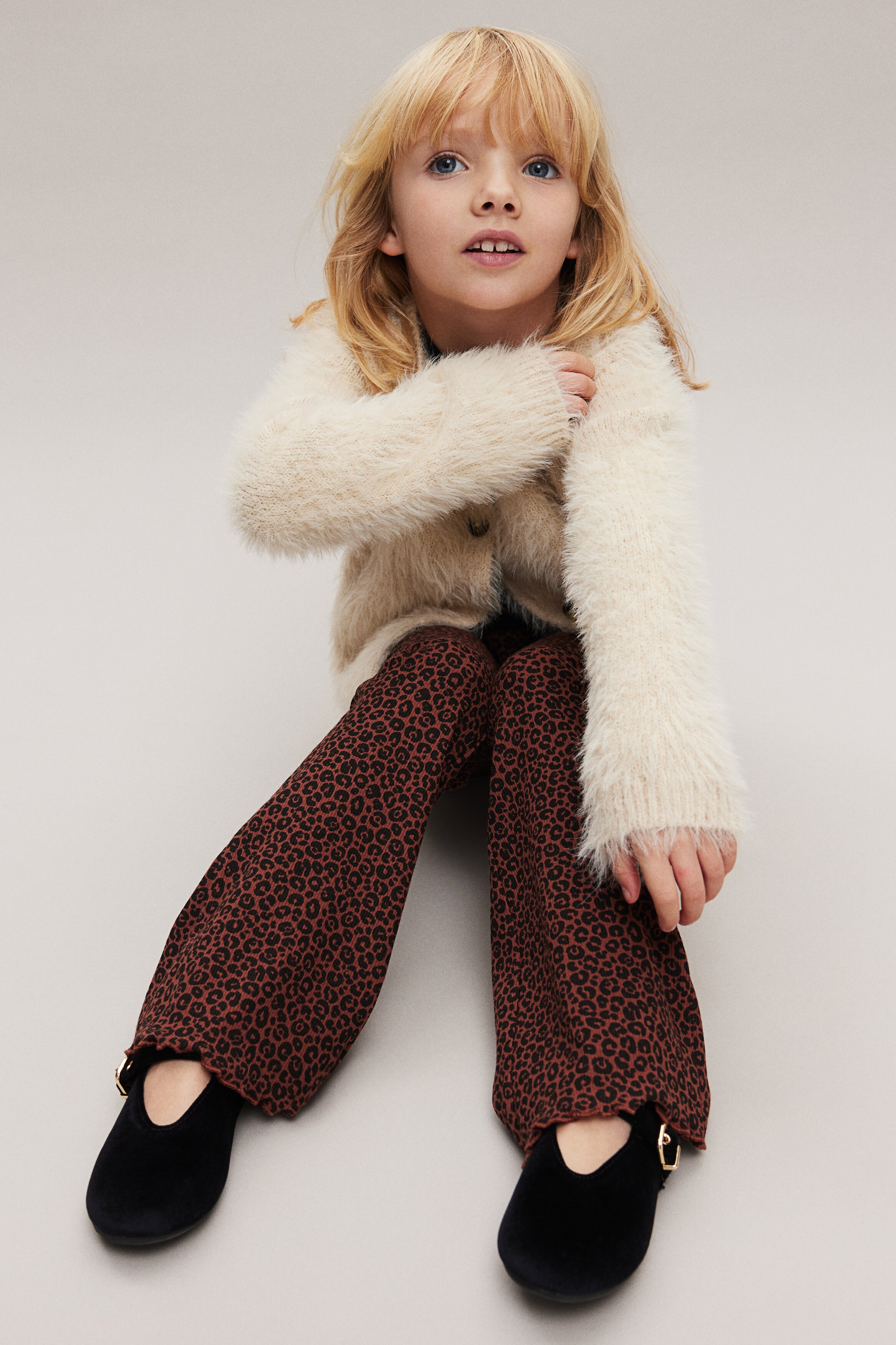 Brown/leopard print