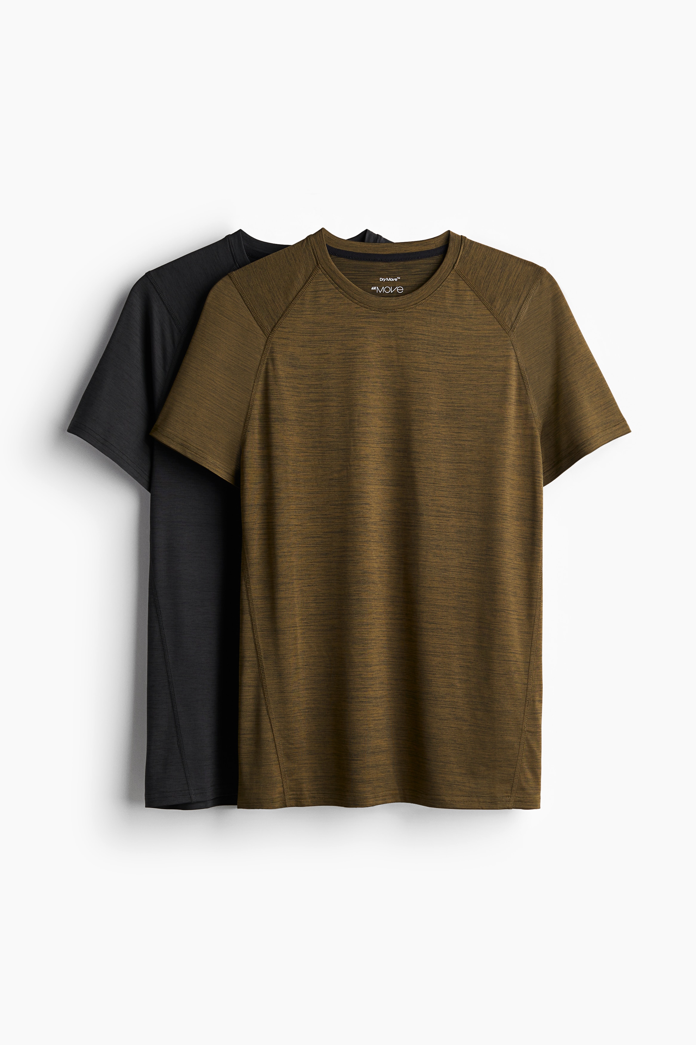 Спортивные рубашки Muscle Fit из 2-х комплектов от H&M с технологией DryMove