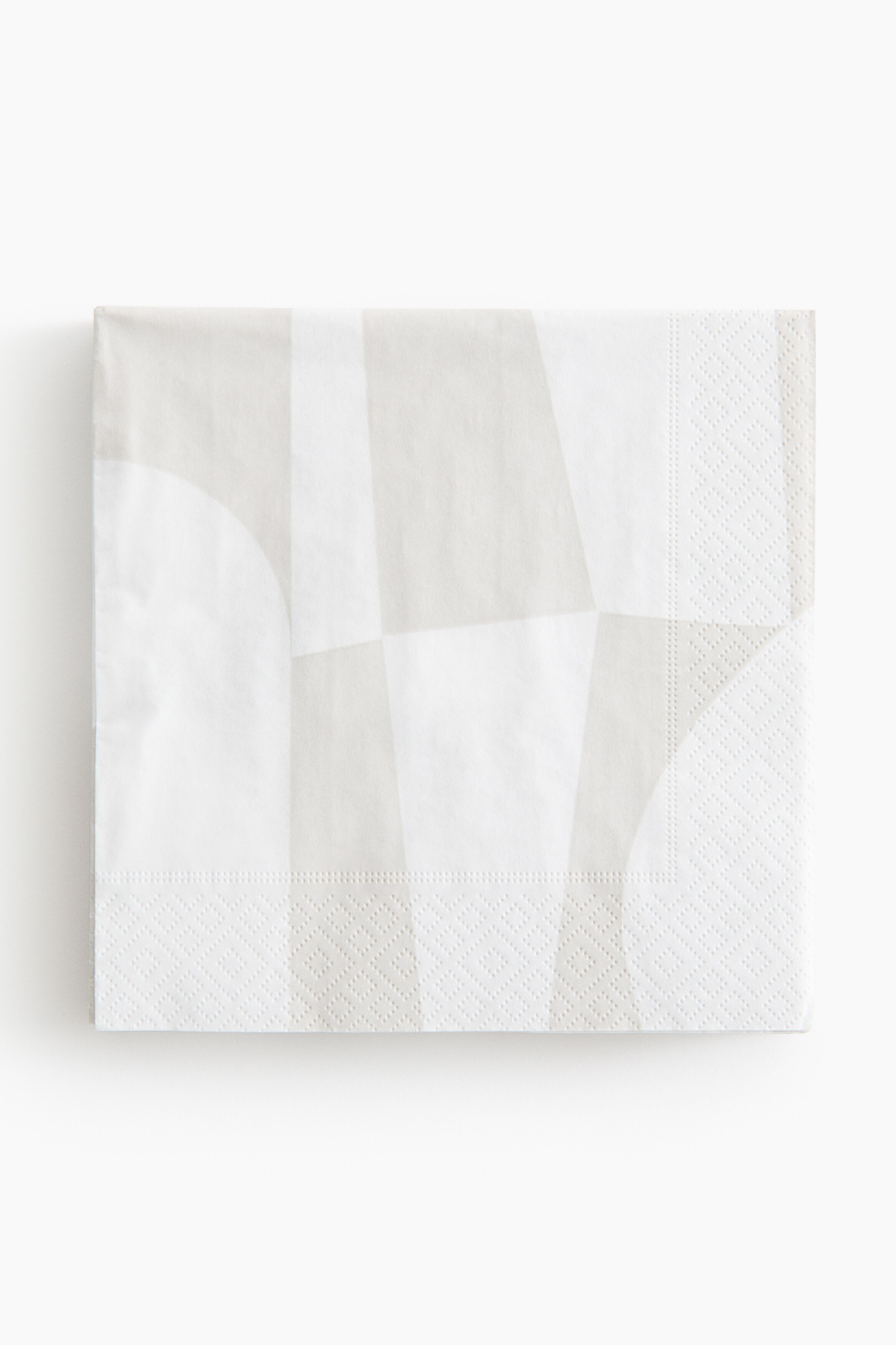 Light beige/patterned