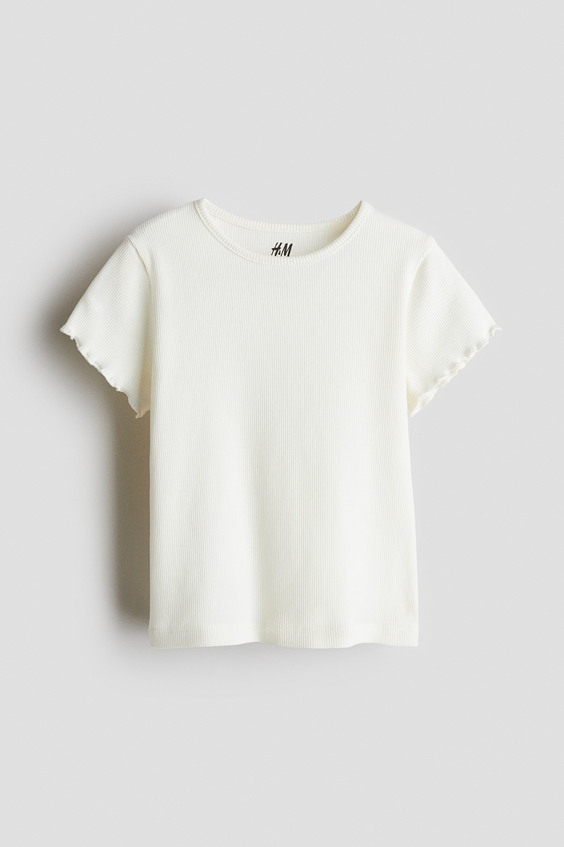 Трикотажный топ в рубчик от H&M