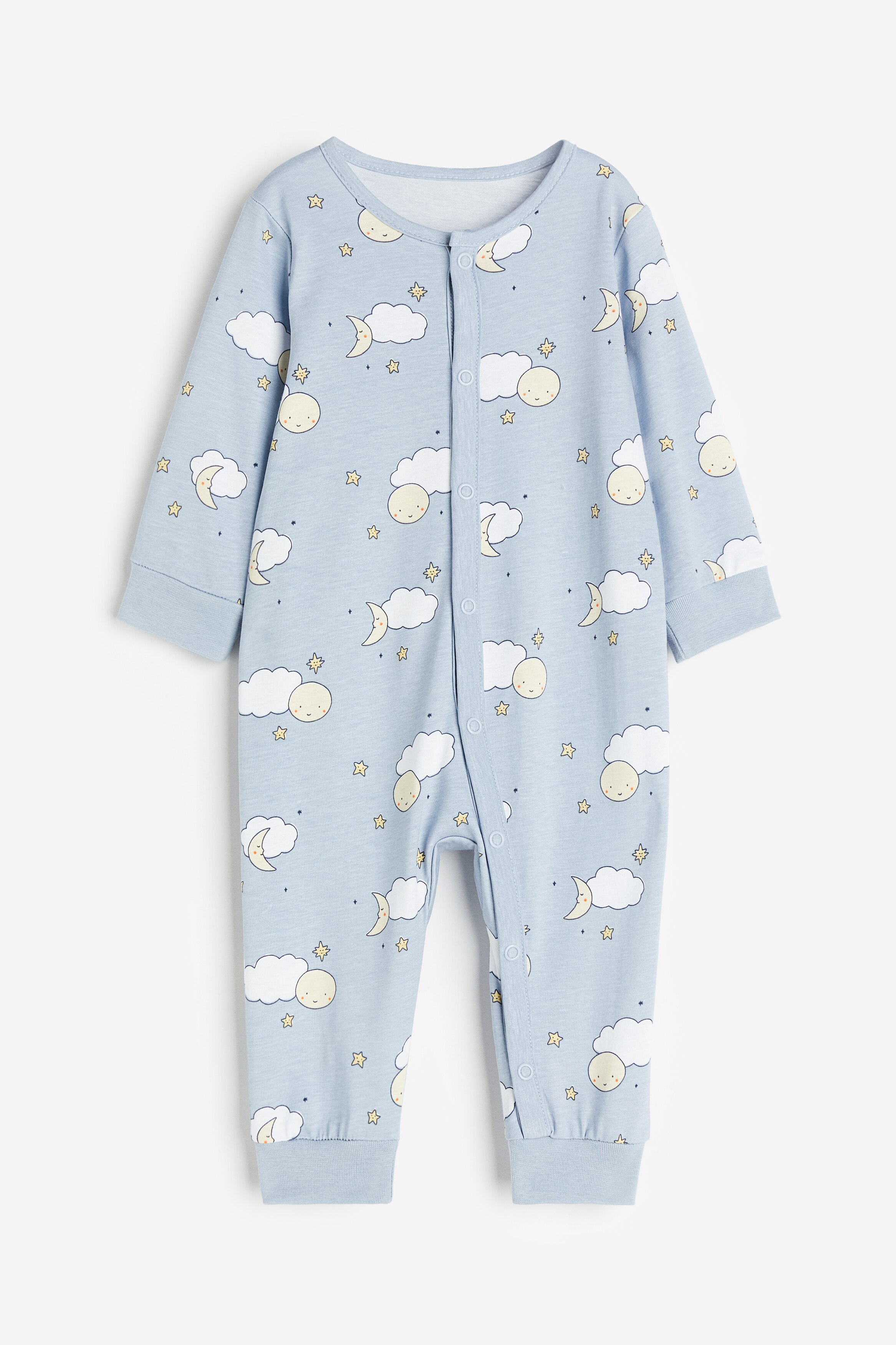 Light blue/patterned