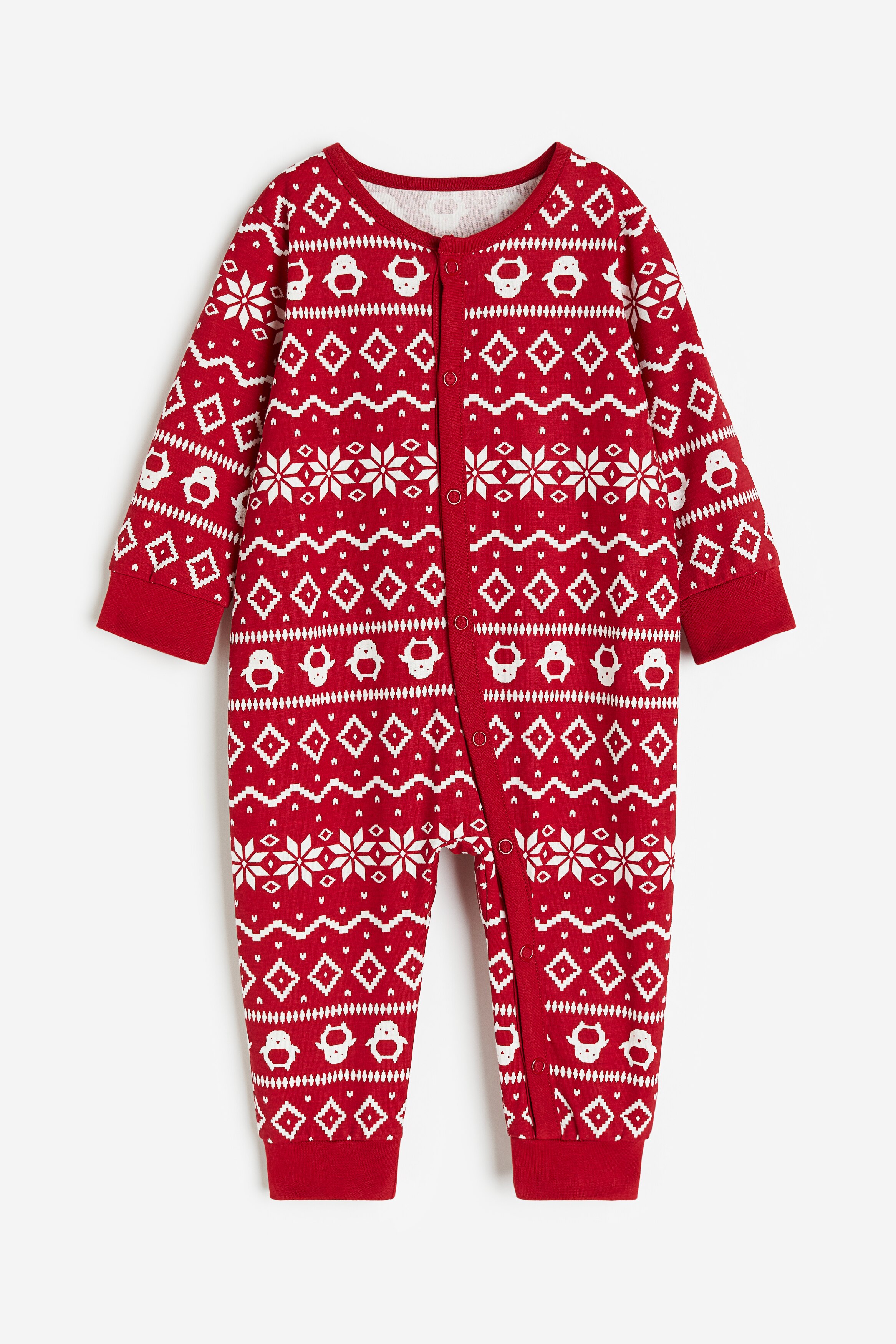 Red/patterned