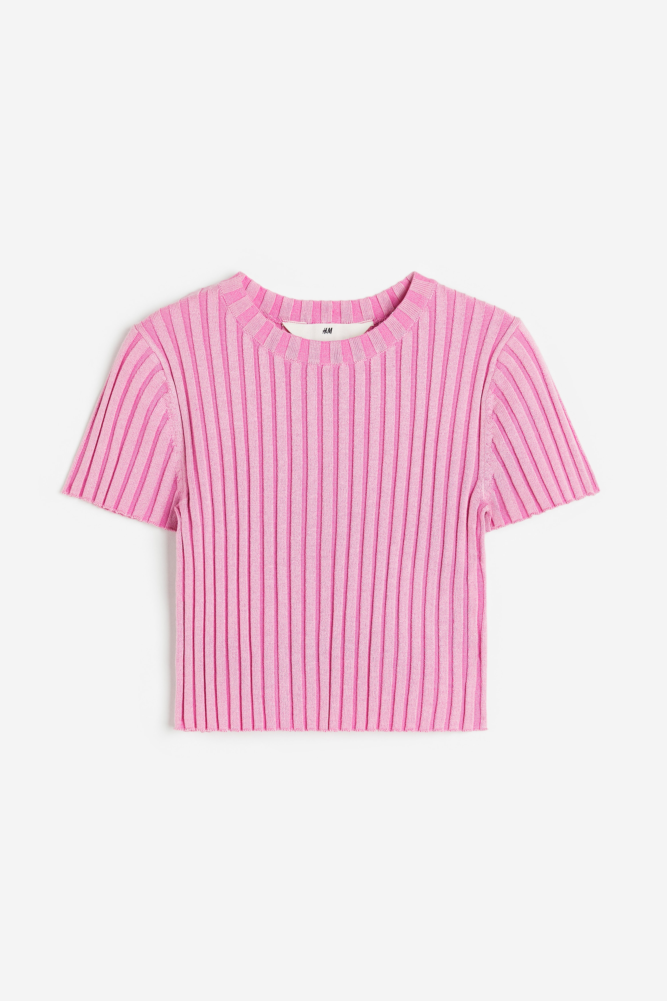 Вязаный топ в рубчик от H&M