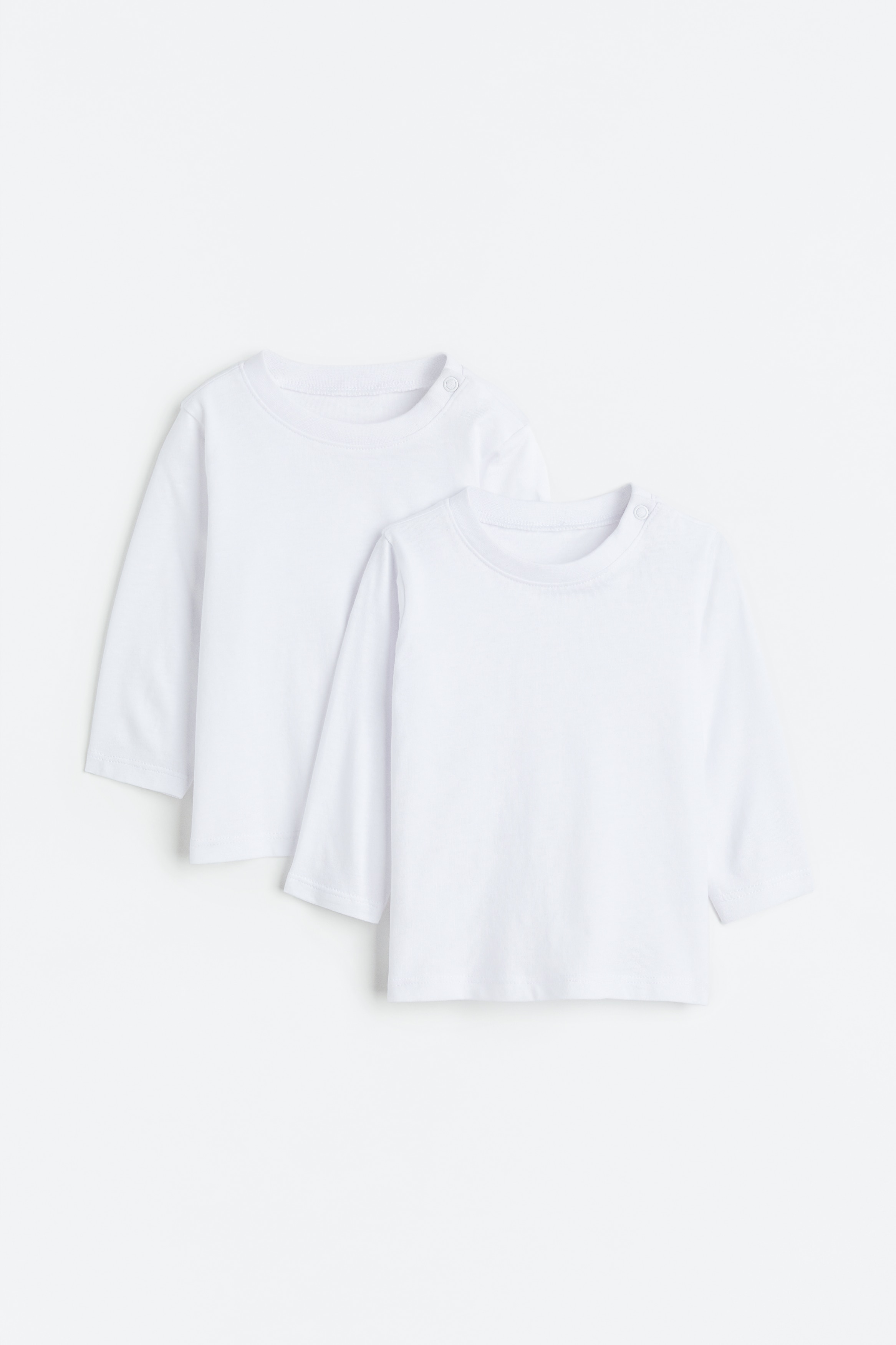 Трикотажные рубашки H&M из 2-х комплектов с длинными рукавами