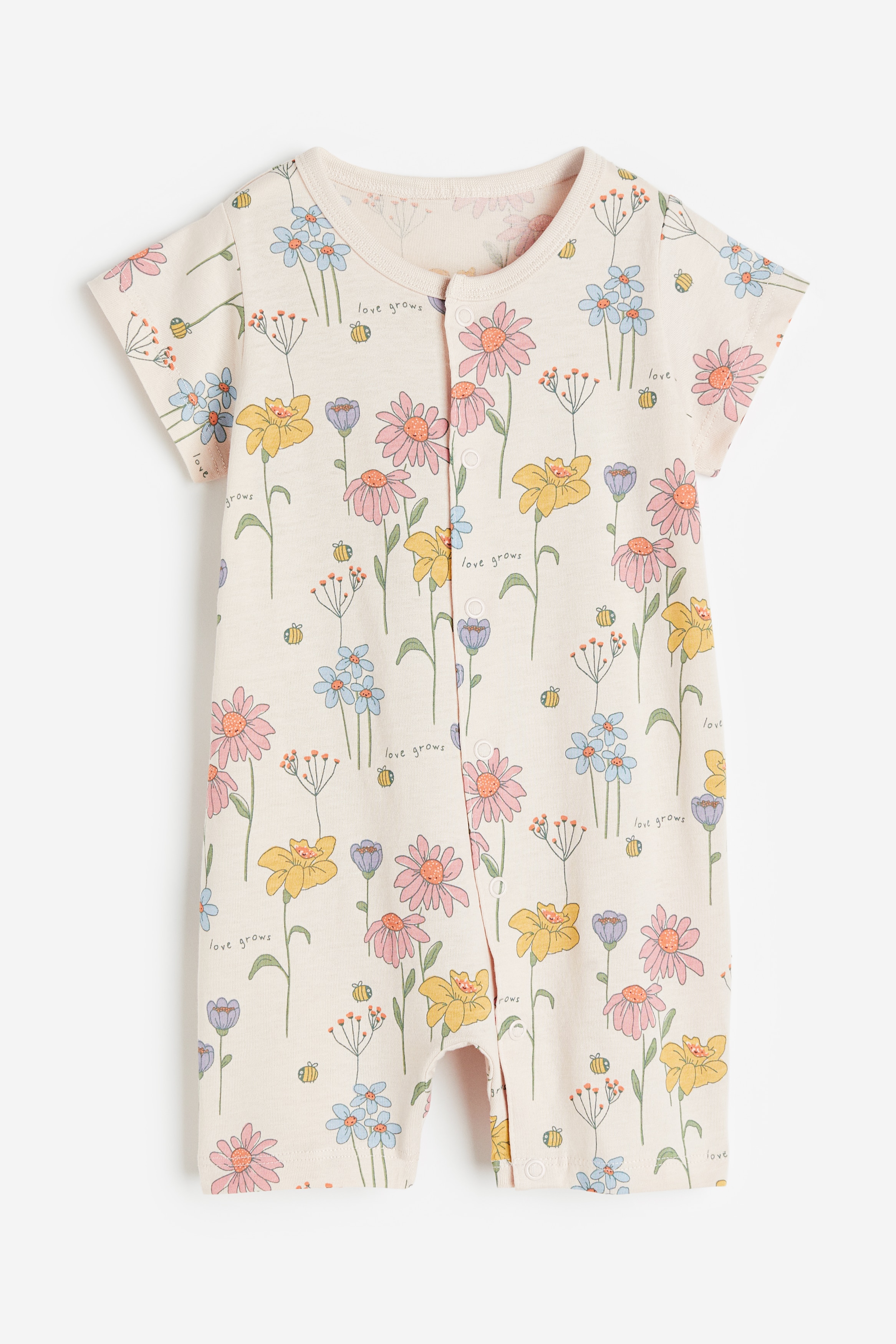 Beige/flowers