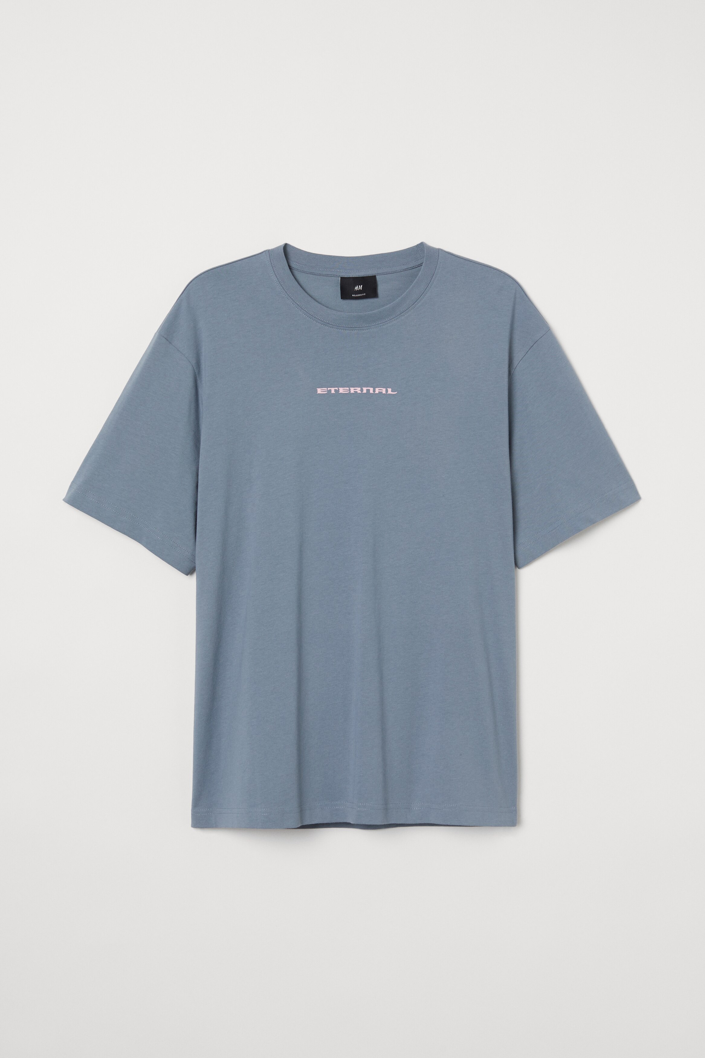 Футболка свободного кроя с принтом от H&M