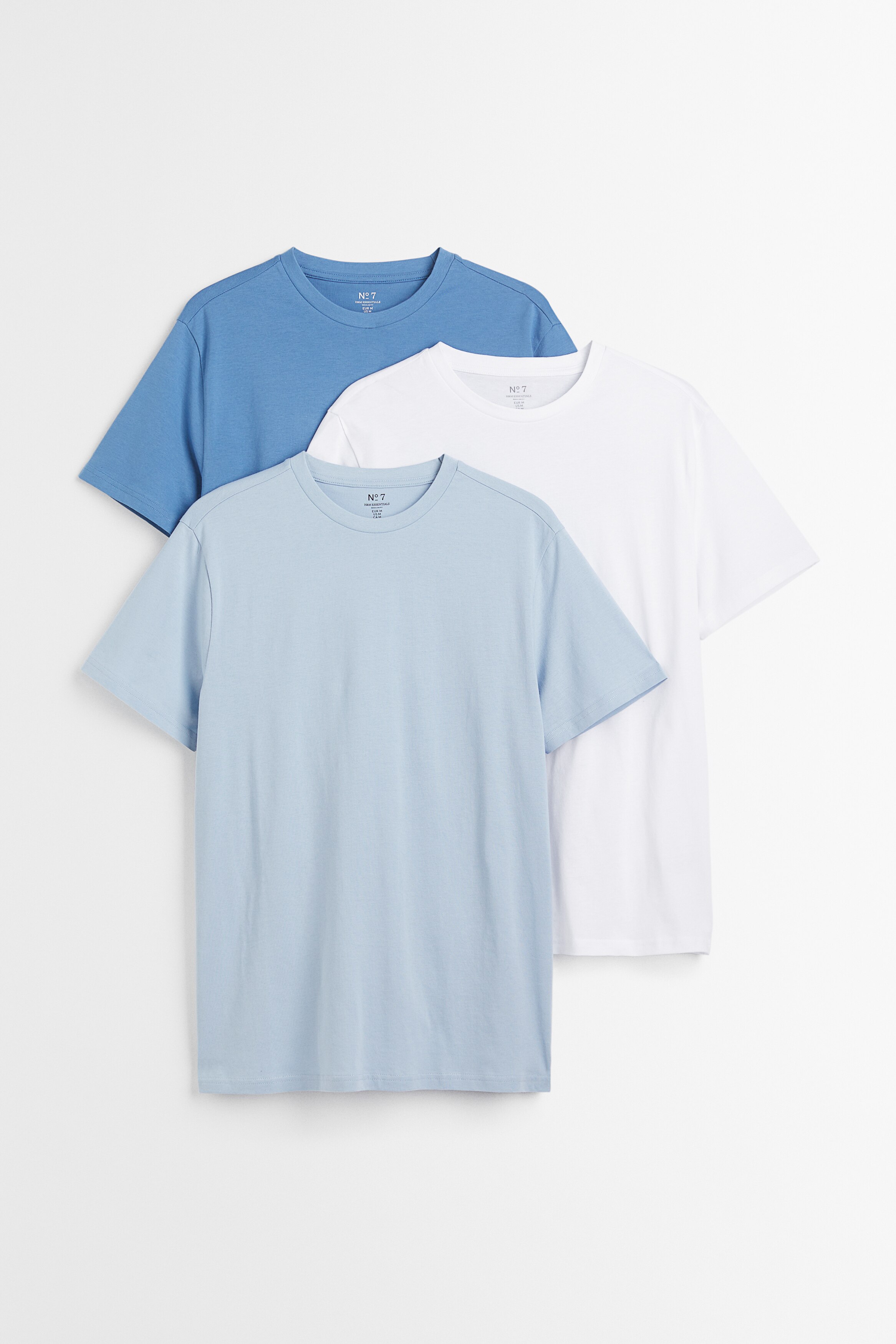 Blue/light blue/white