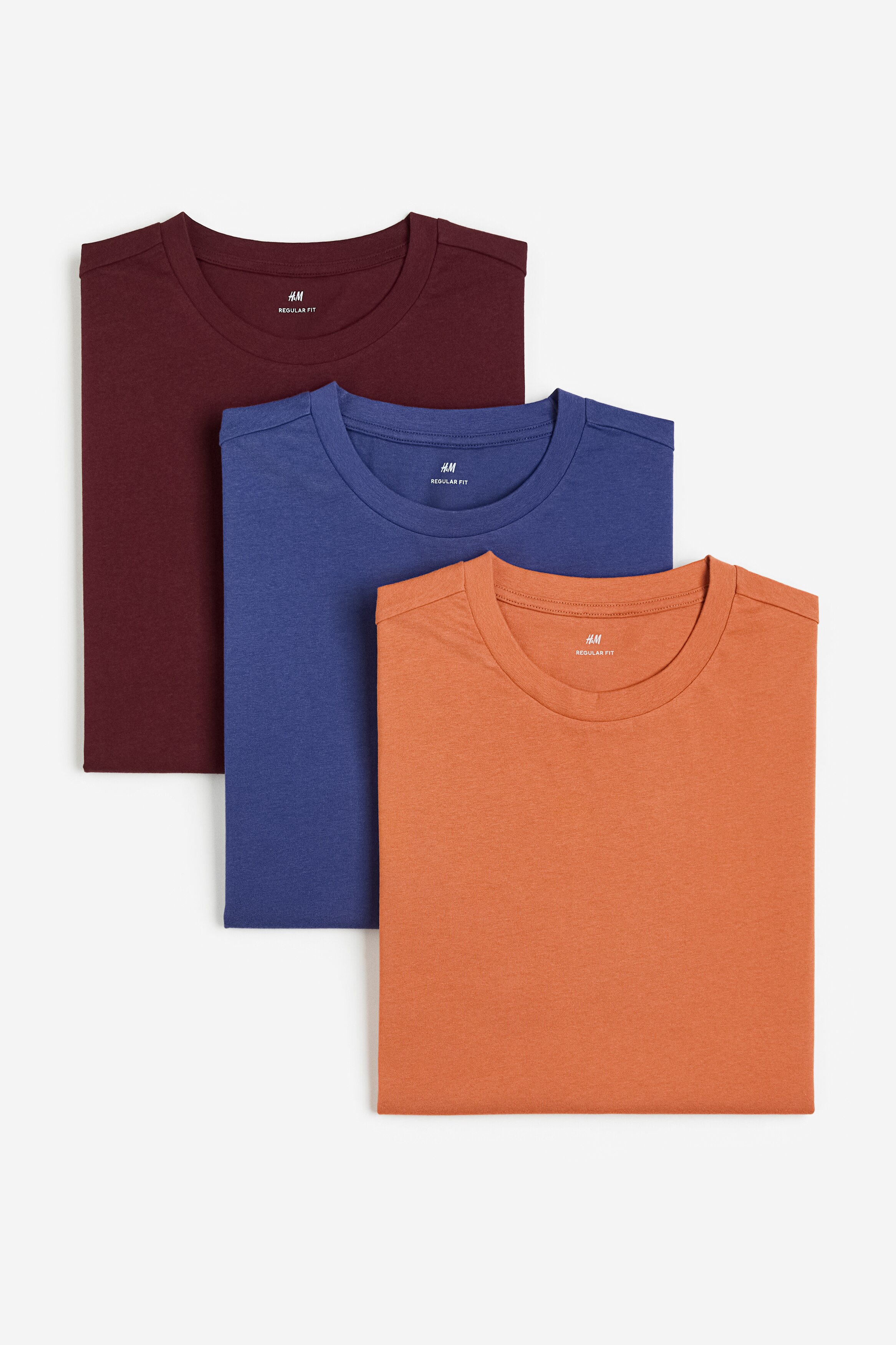 Burgundy/blue/orange