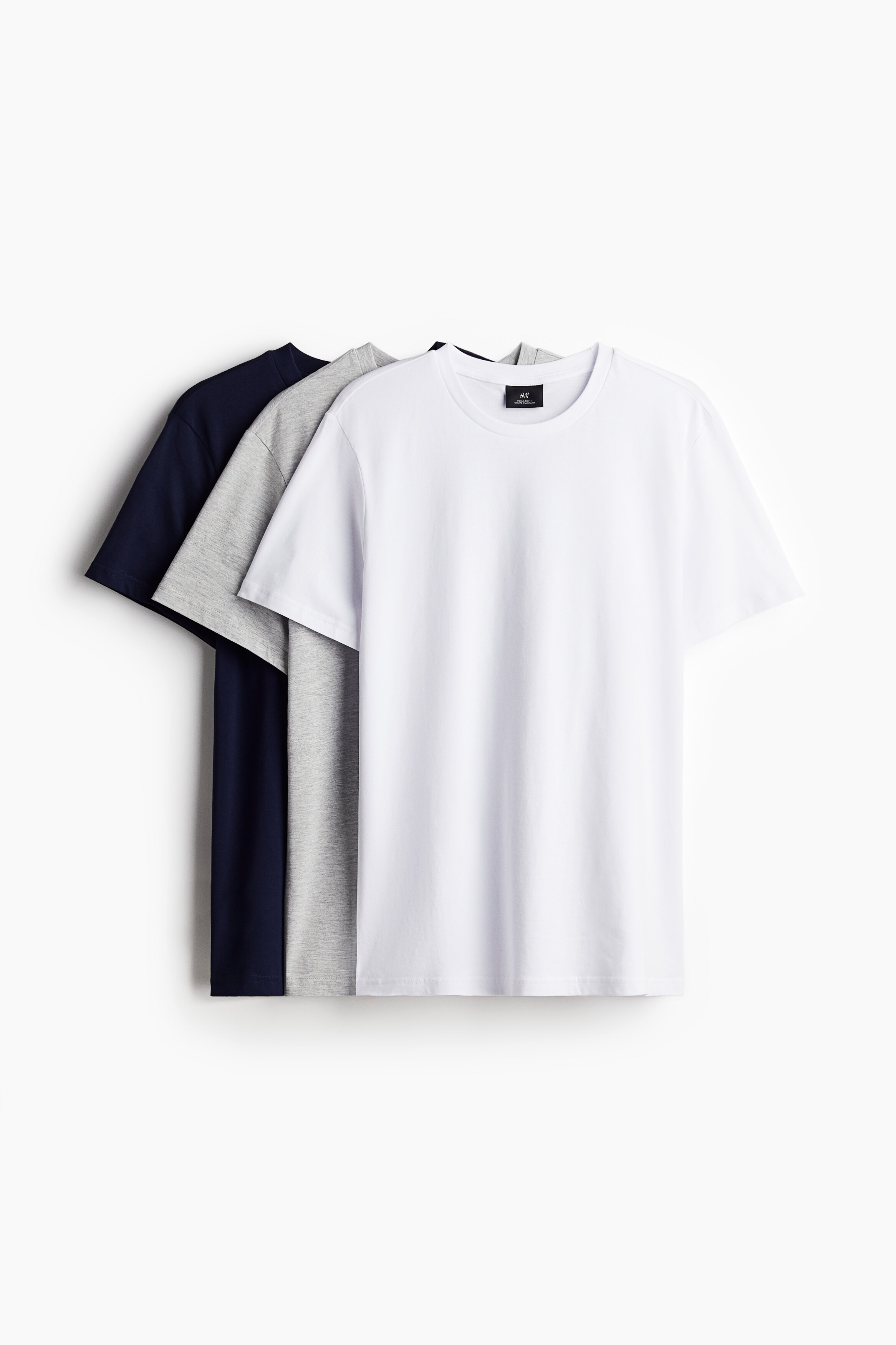 Gray melange/navy blue