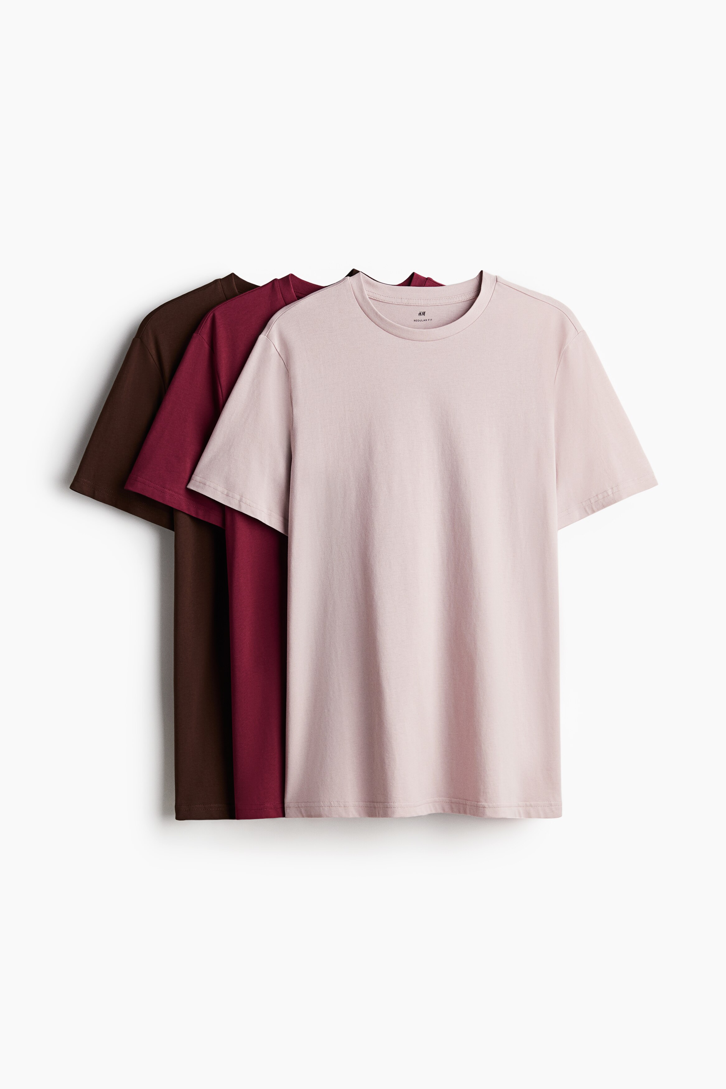 Pink/dark red/brown