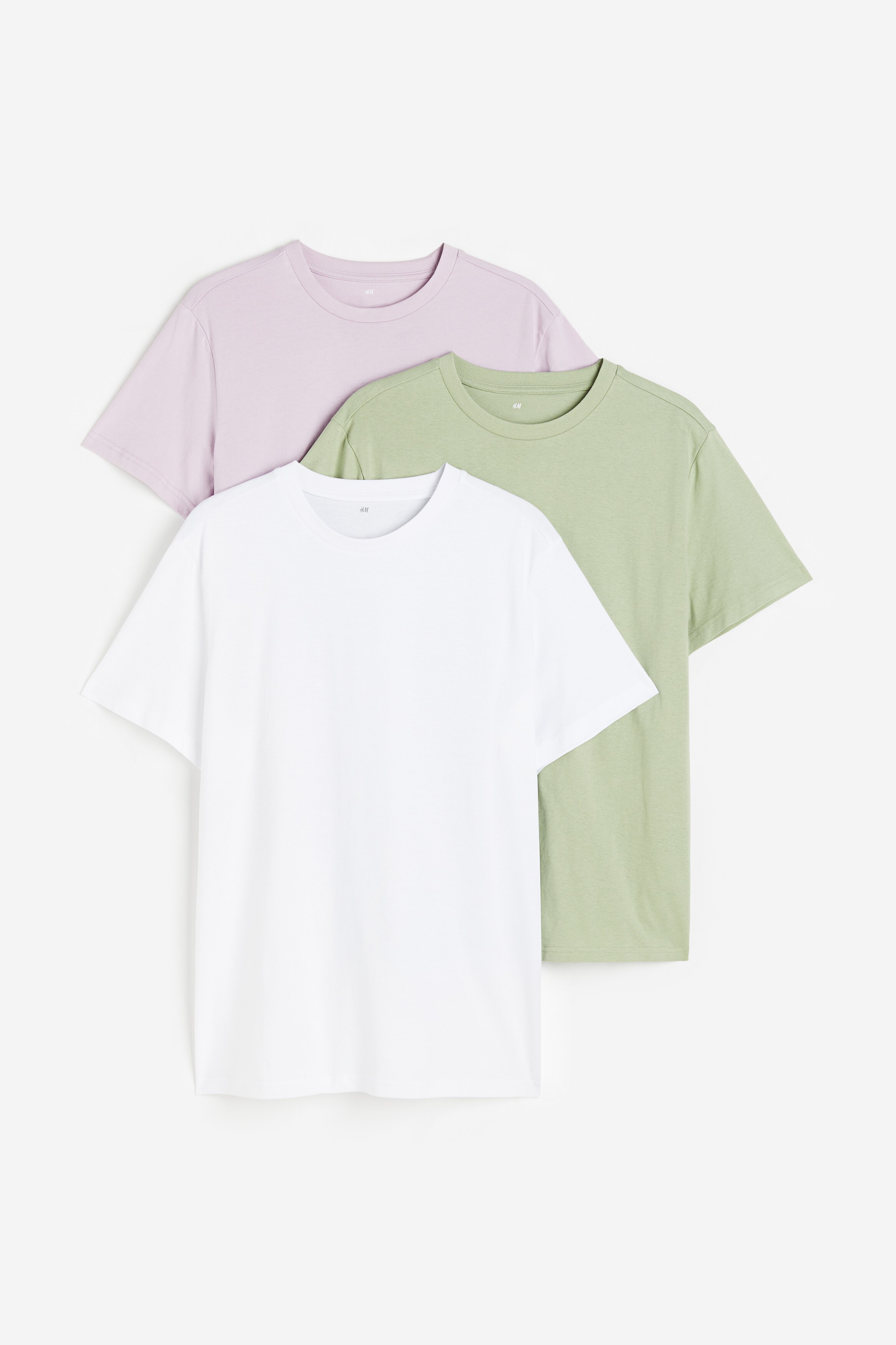 Pistachio green/pale purple