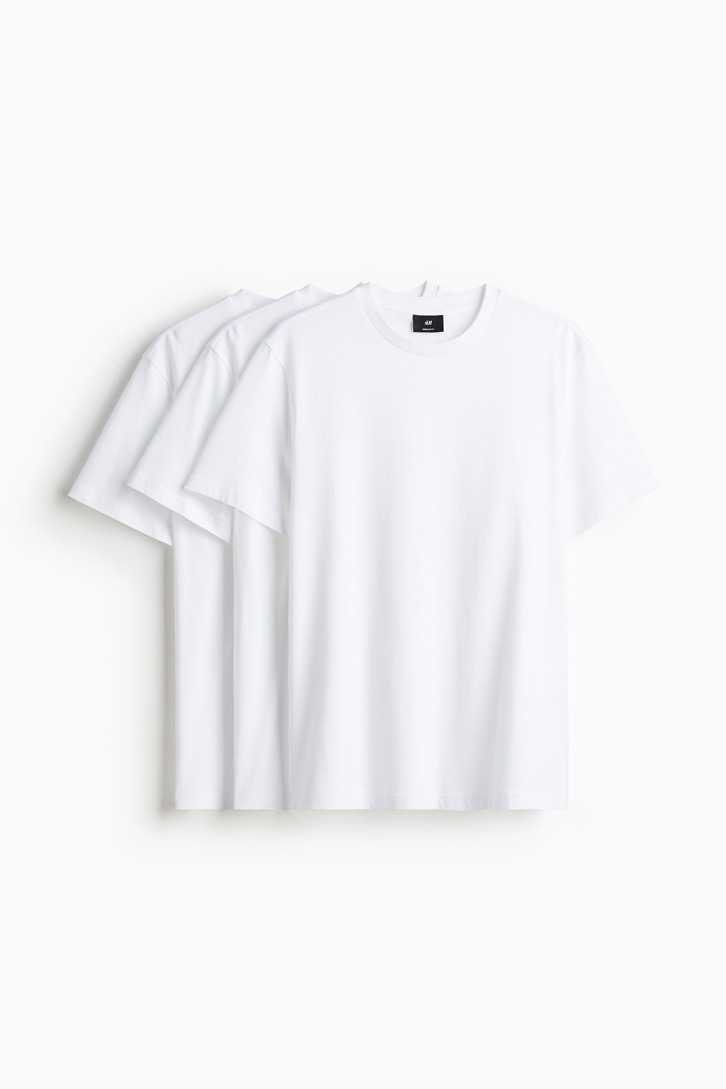 Футболки H&M Regular Fit в 3-х упаковках