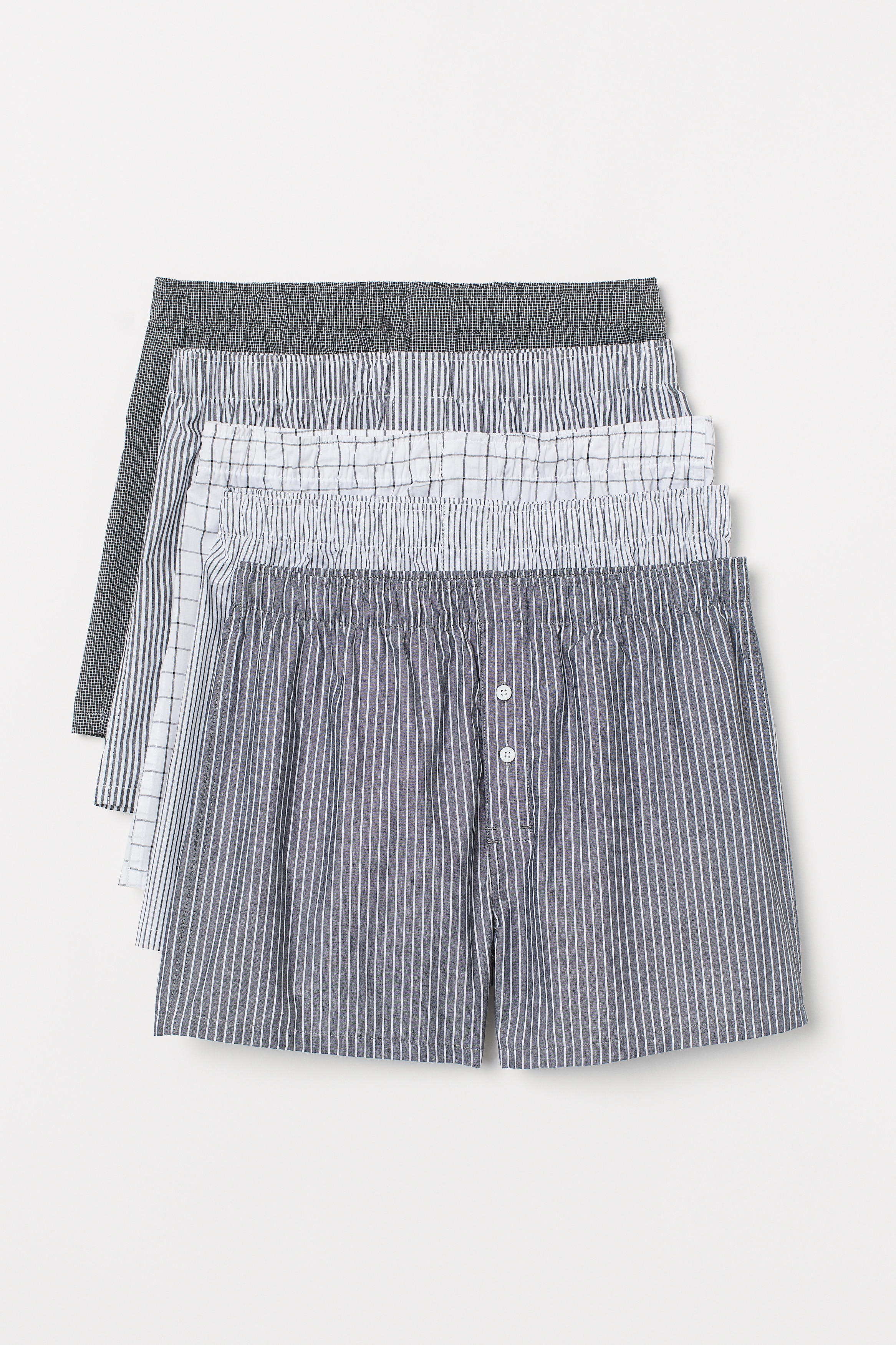 Хлопчатобумажные боксерские шорты H-M из 5 упаковок 6690₽