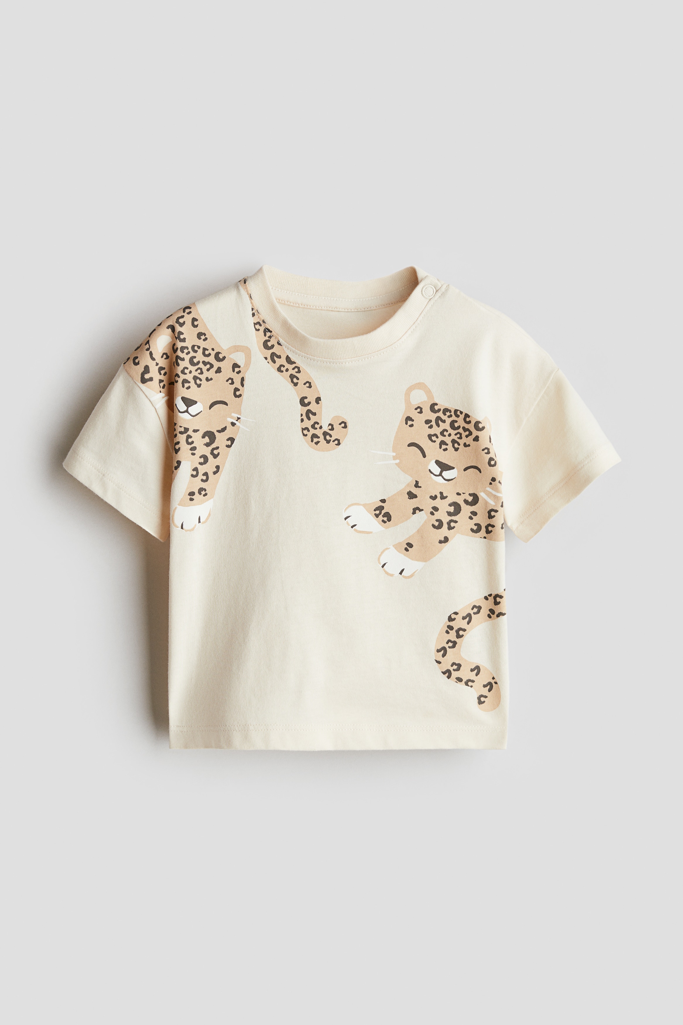 Хлопчатобумажная футболка с принтом H&M