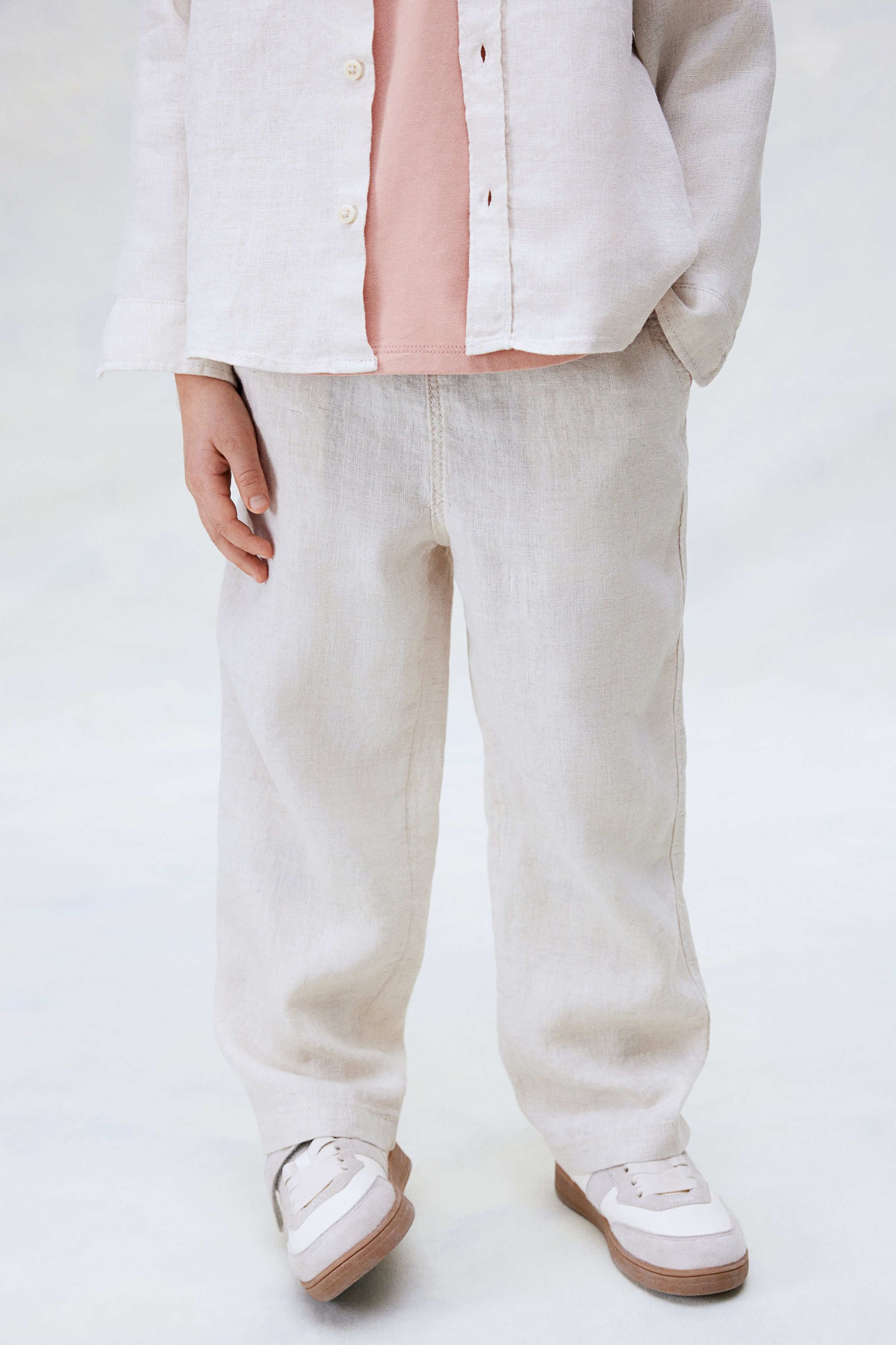 Льняные брюки H&M