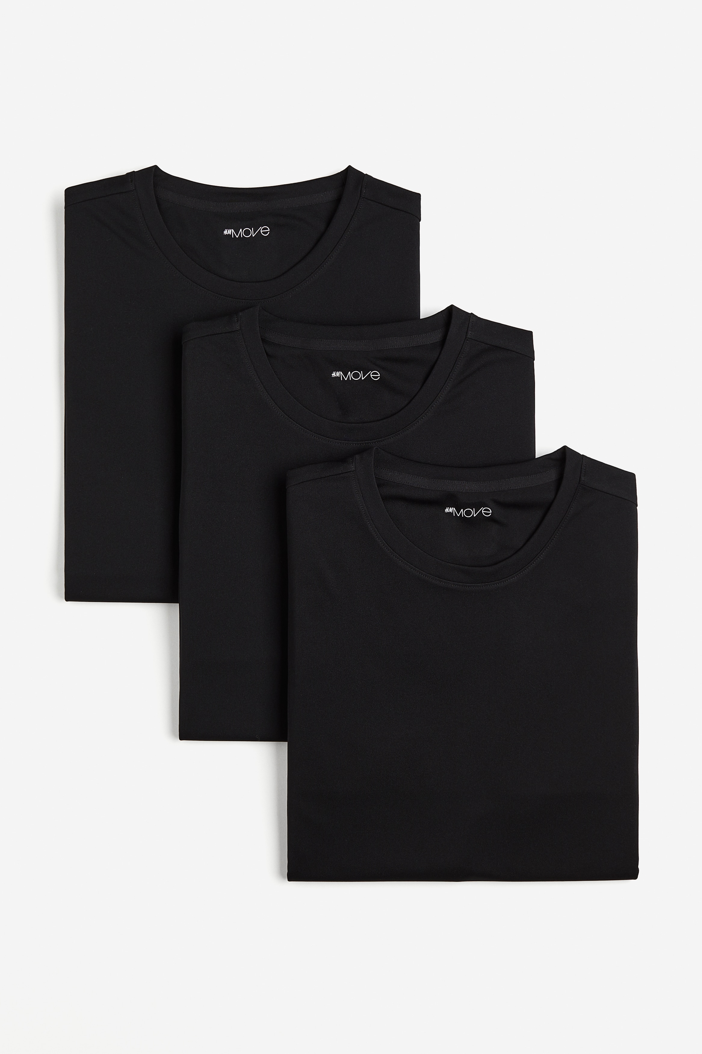 Спортивные рубашки H&M из 3-х комплектов с технологией DryMove