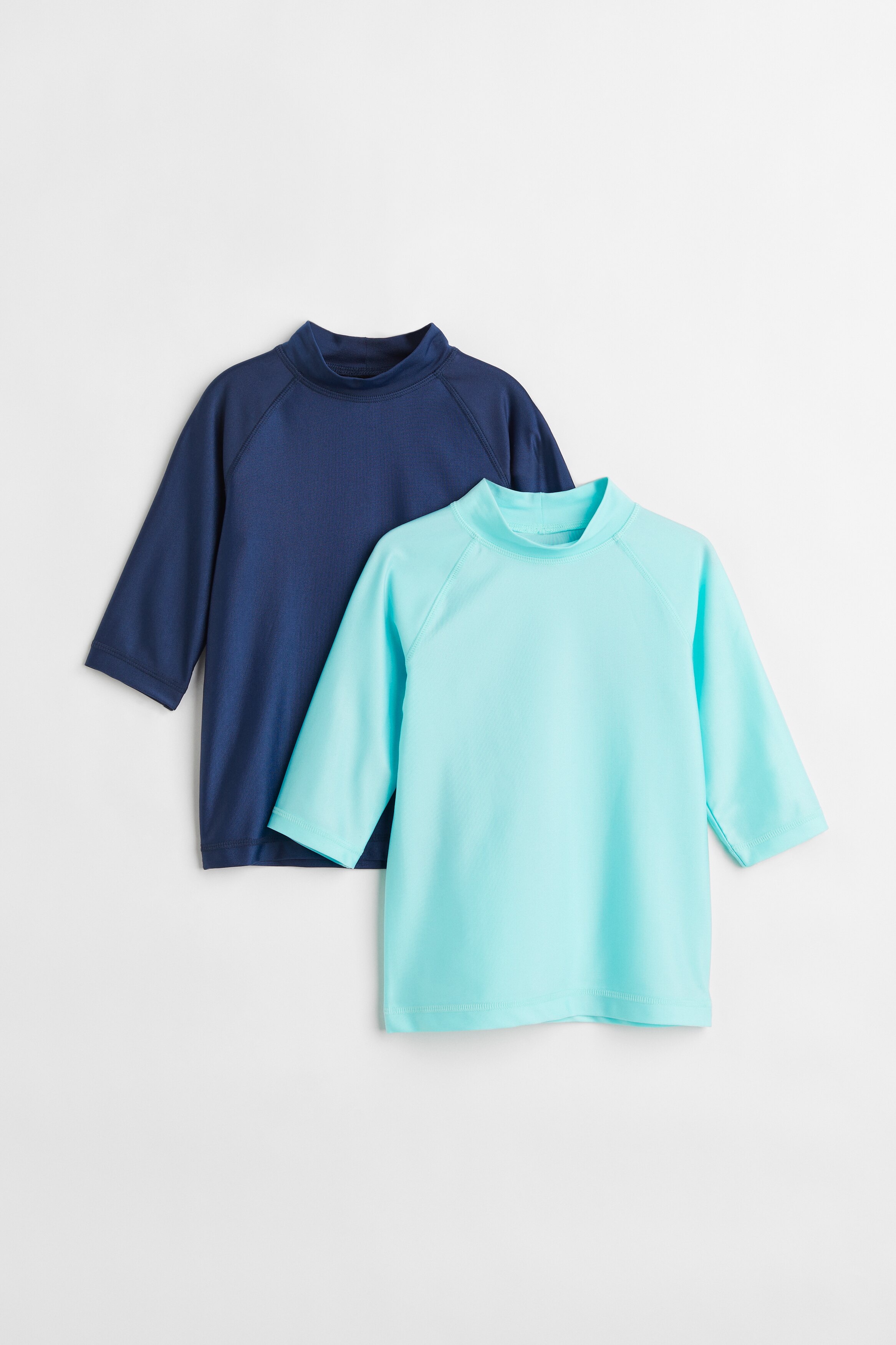 Футболки для плавания H&M, 2 штуки, UPF 50