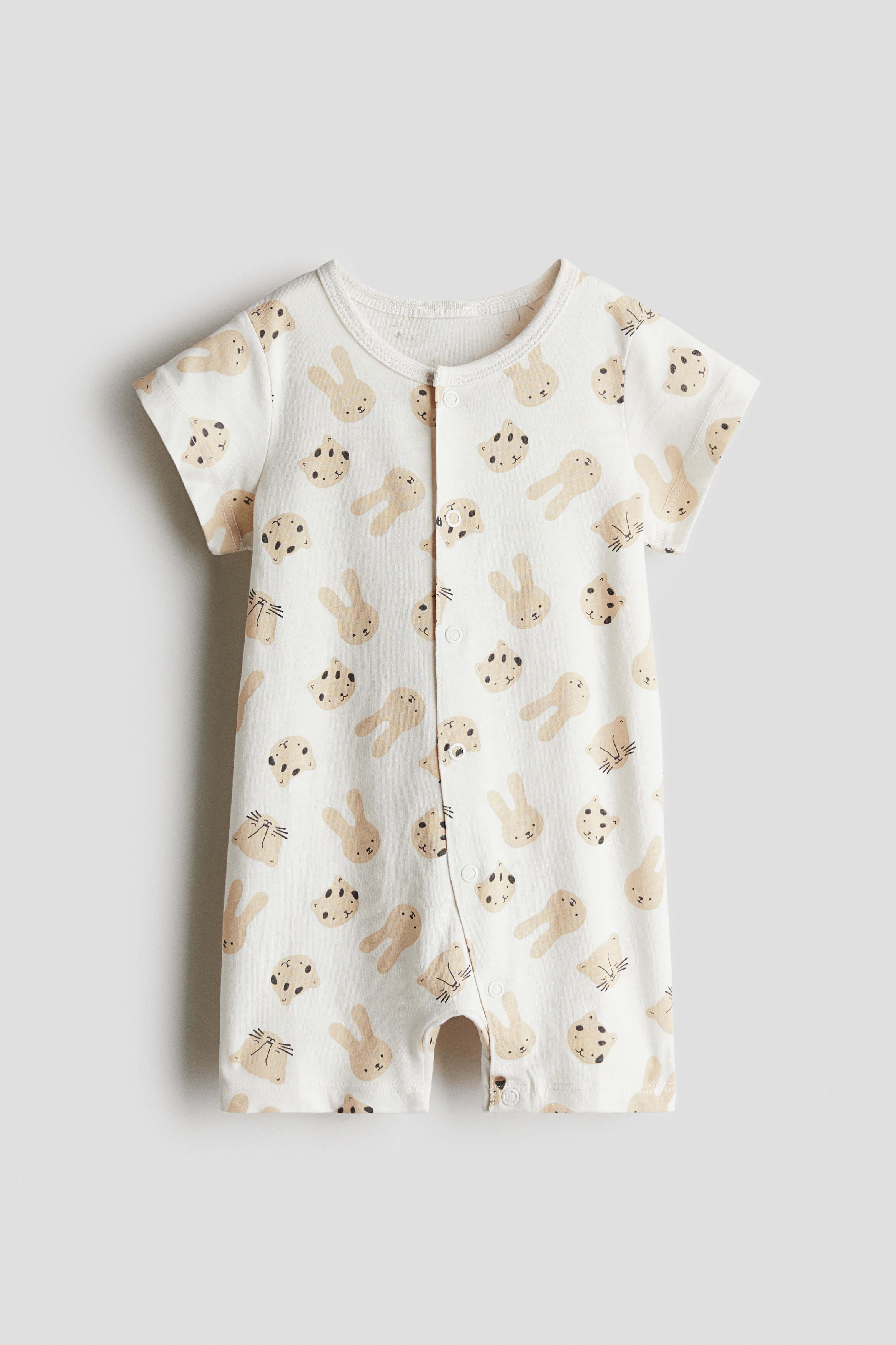 Пижамный комбинезон с принтом H&M