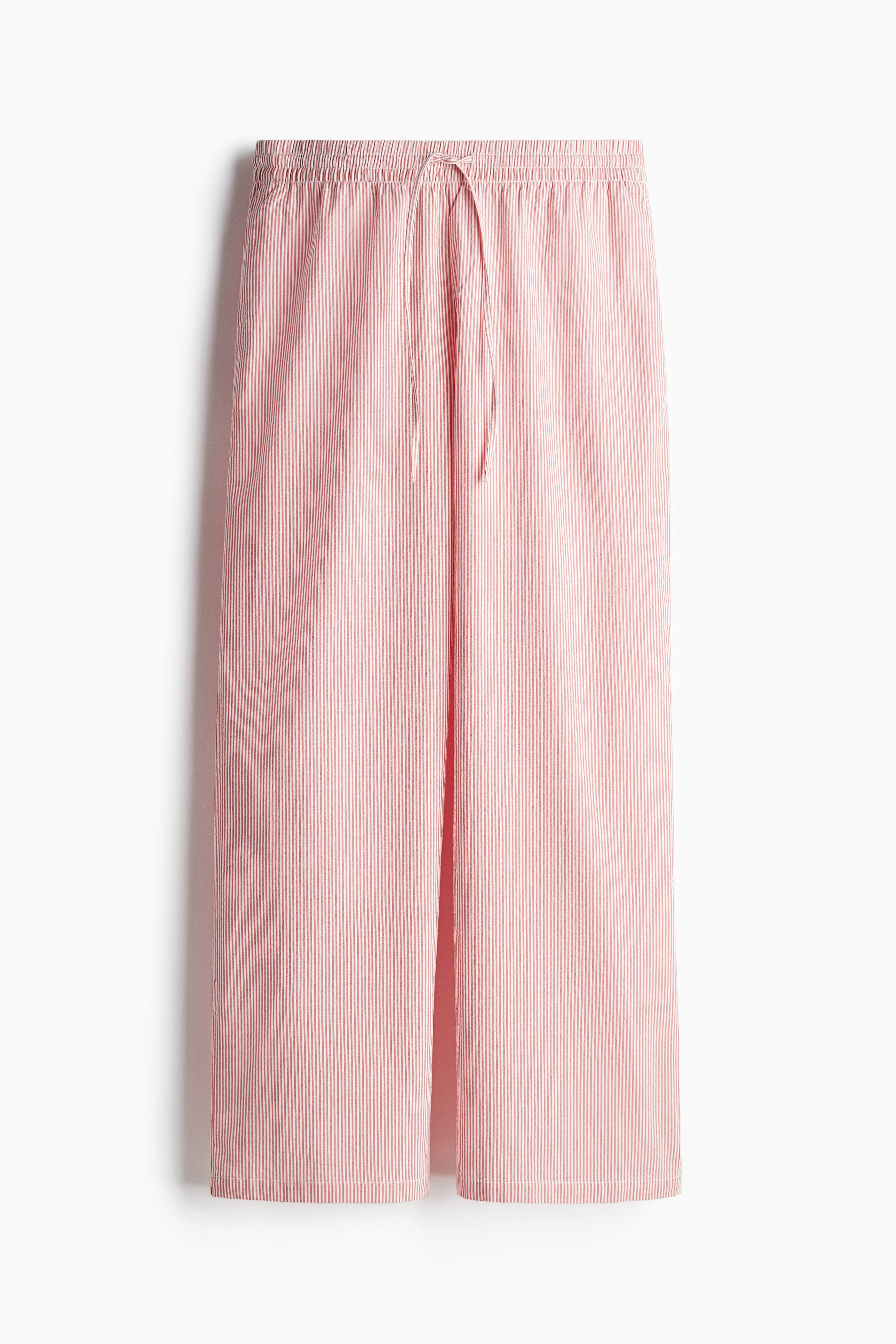 Брюки на шнурке из ткани H&M Seersucker