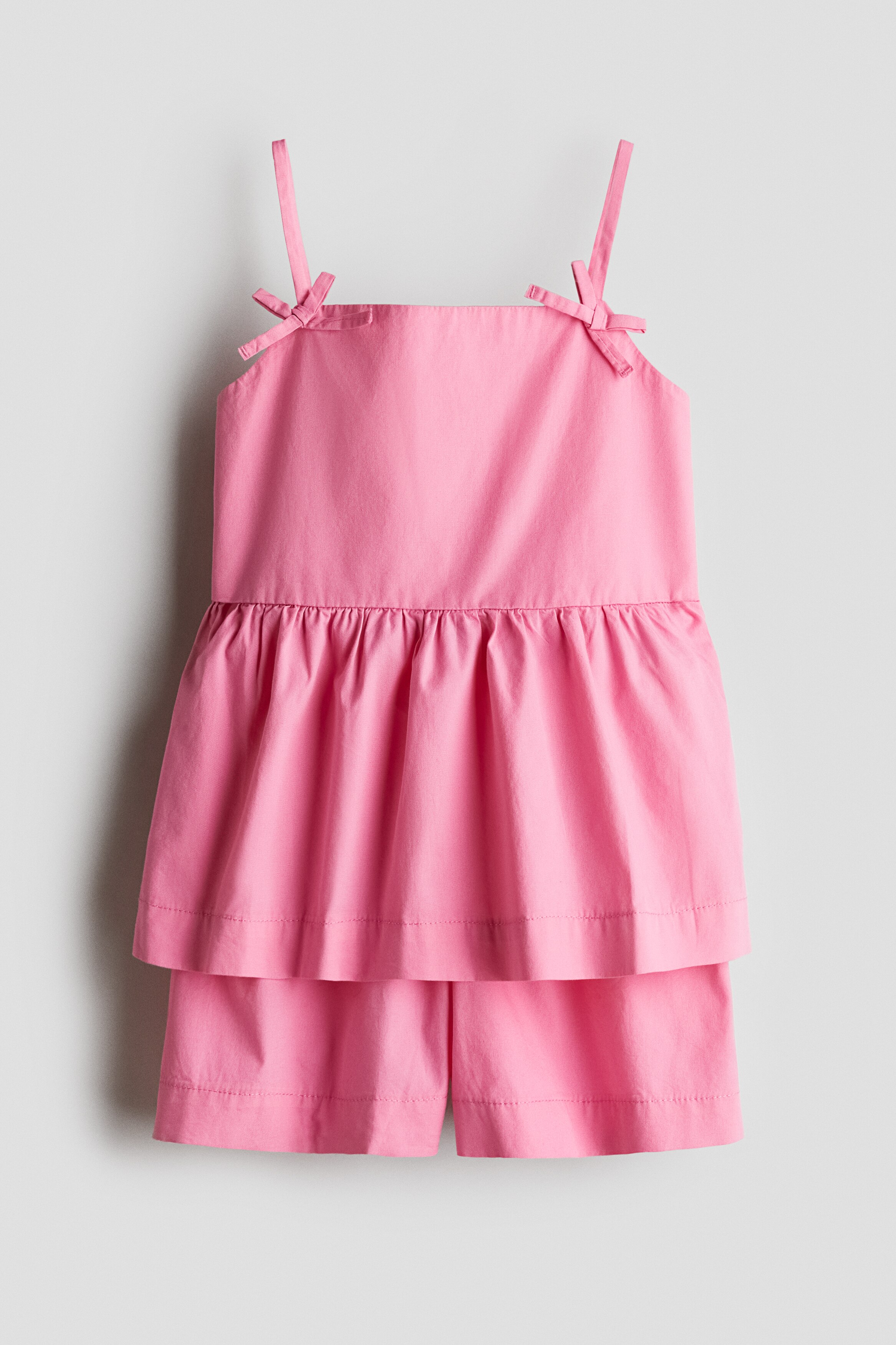 Комплект из хлопкового поплина H&M из 2 частей