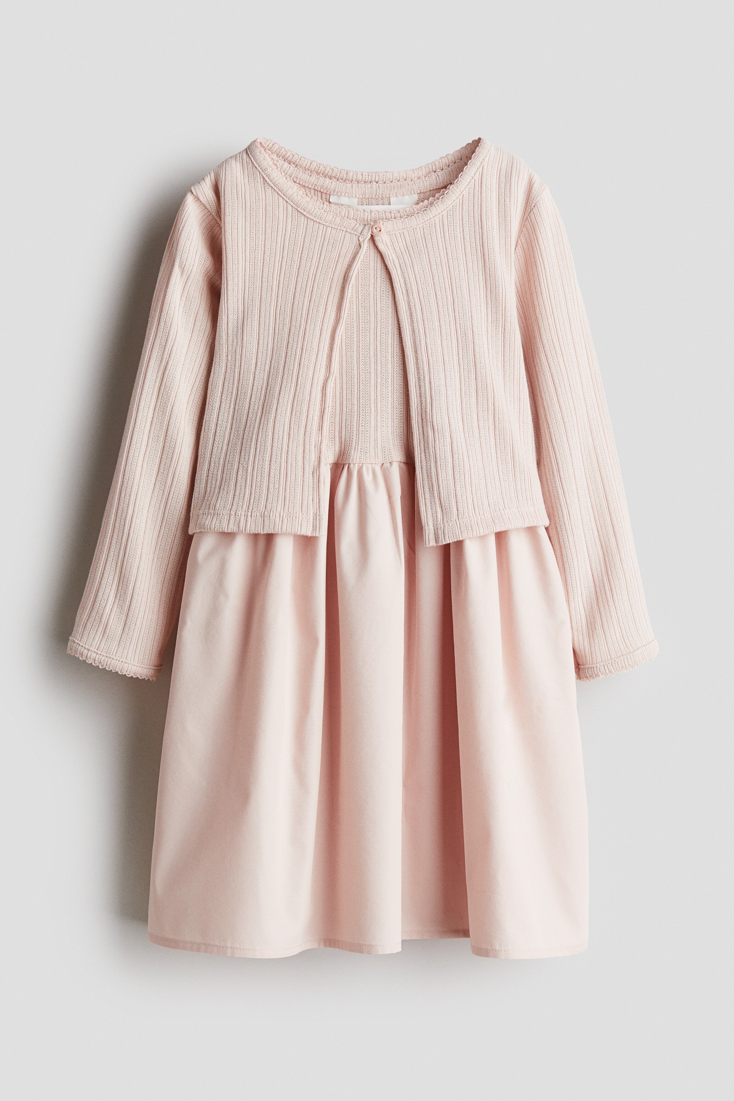 Комплект из платья и кардигана H&M из 2 предметов