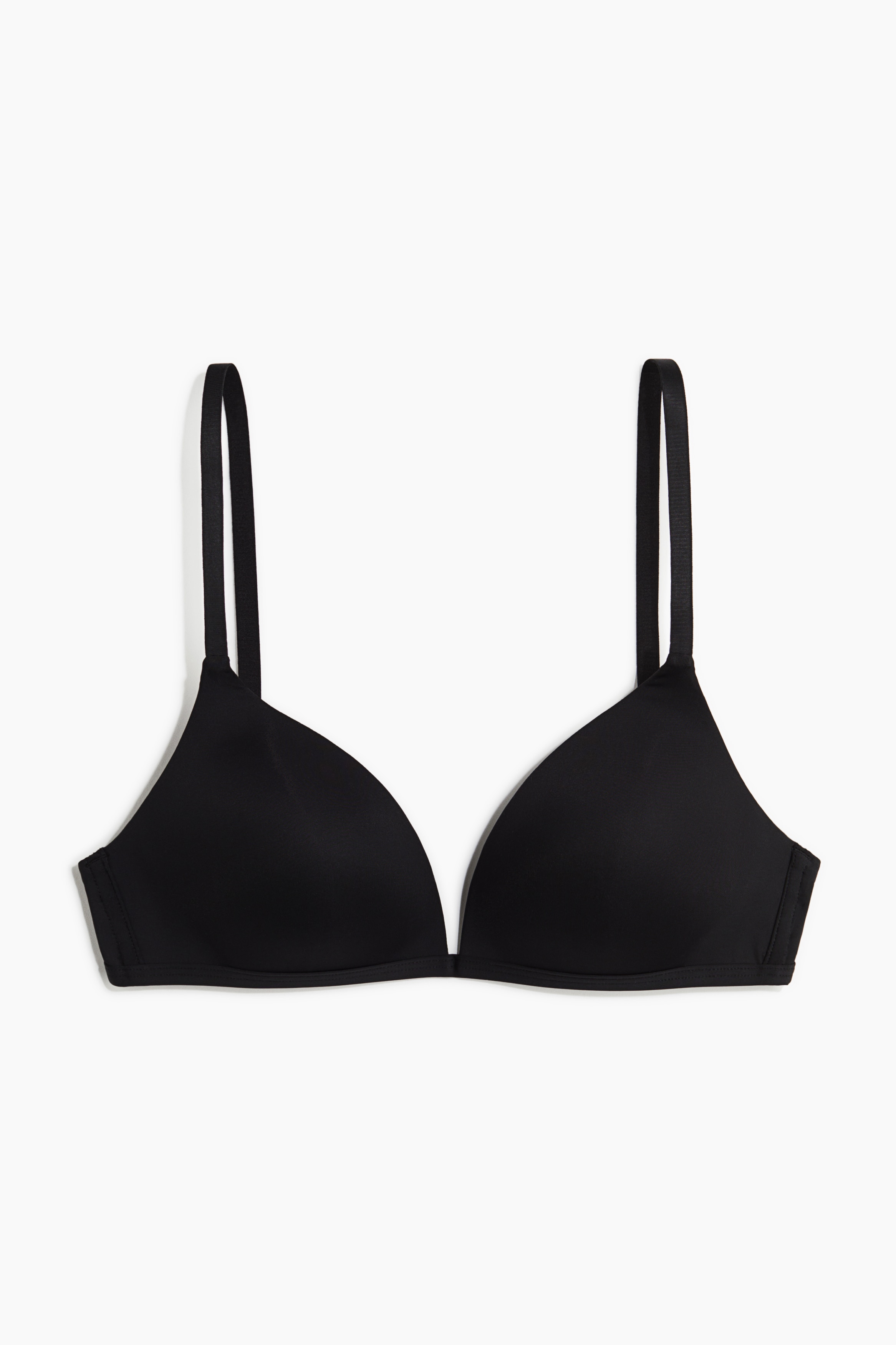 Бюстгальтер из микрофибры с мягкой чашечкой и подкладкой H&M