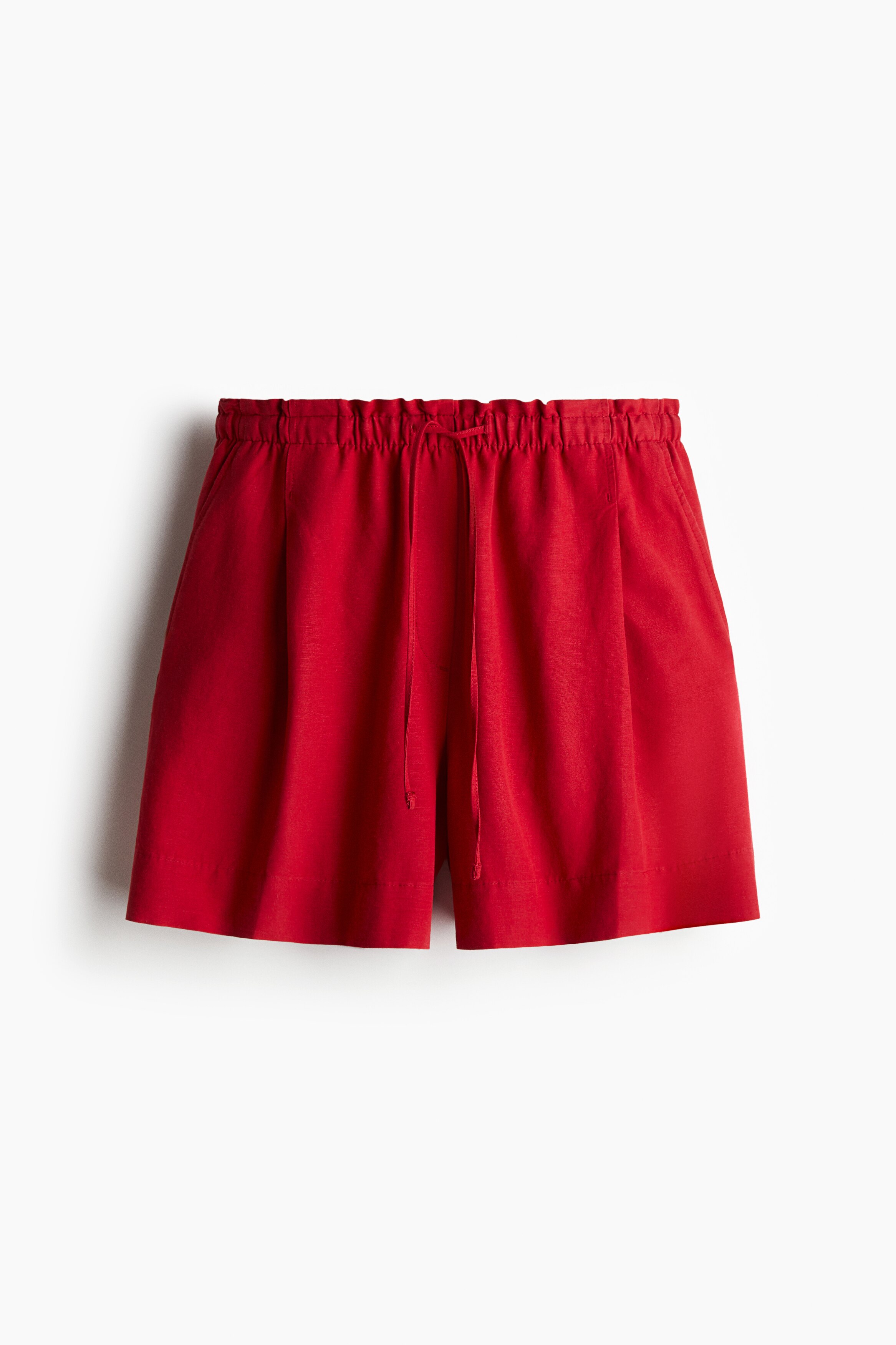 Шорты на завязках из льняной смеси H&M