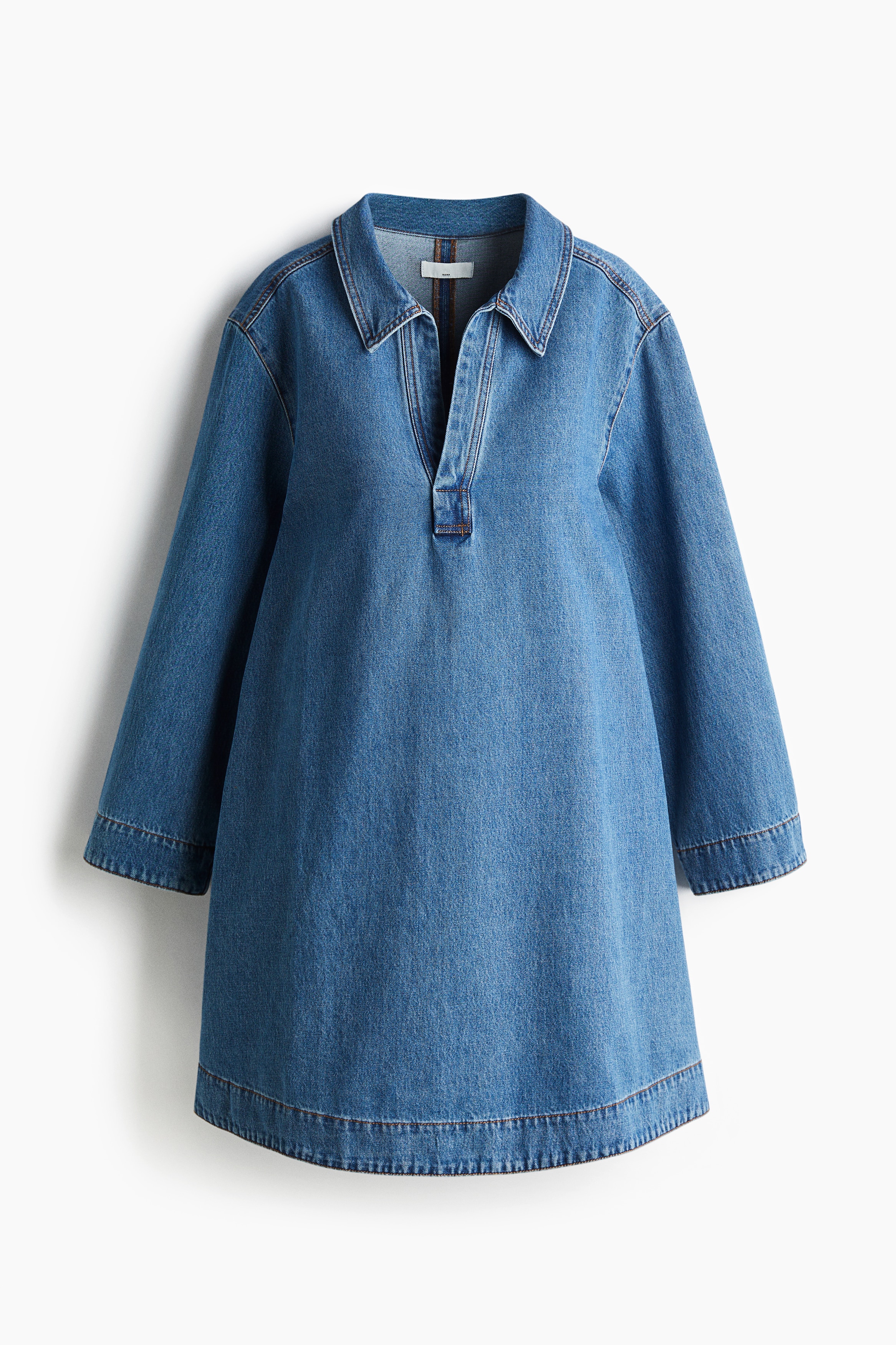 Джинсовое платье H&M MAMA Before & After