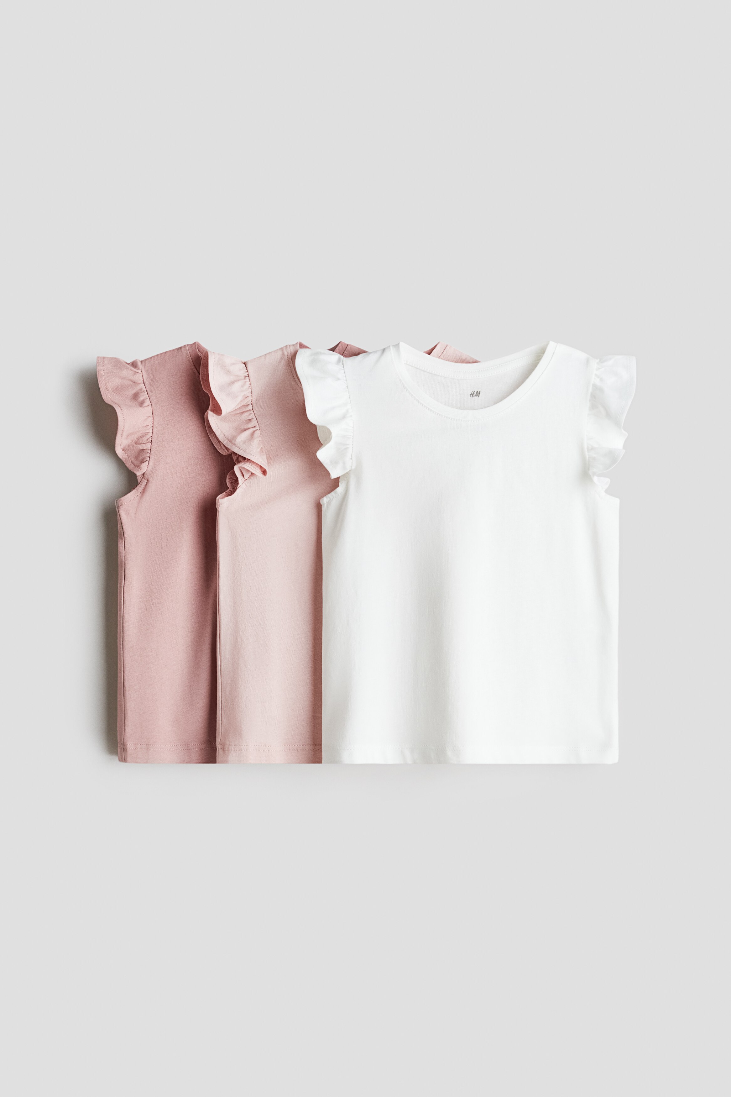 Dusty pink/white