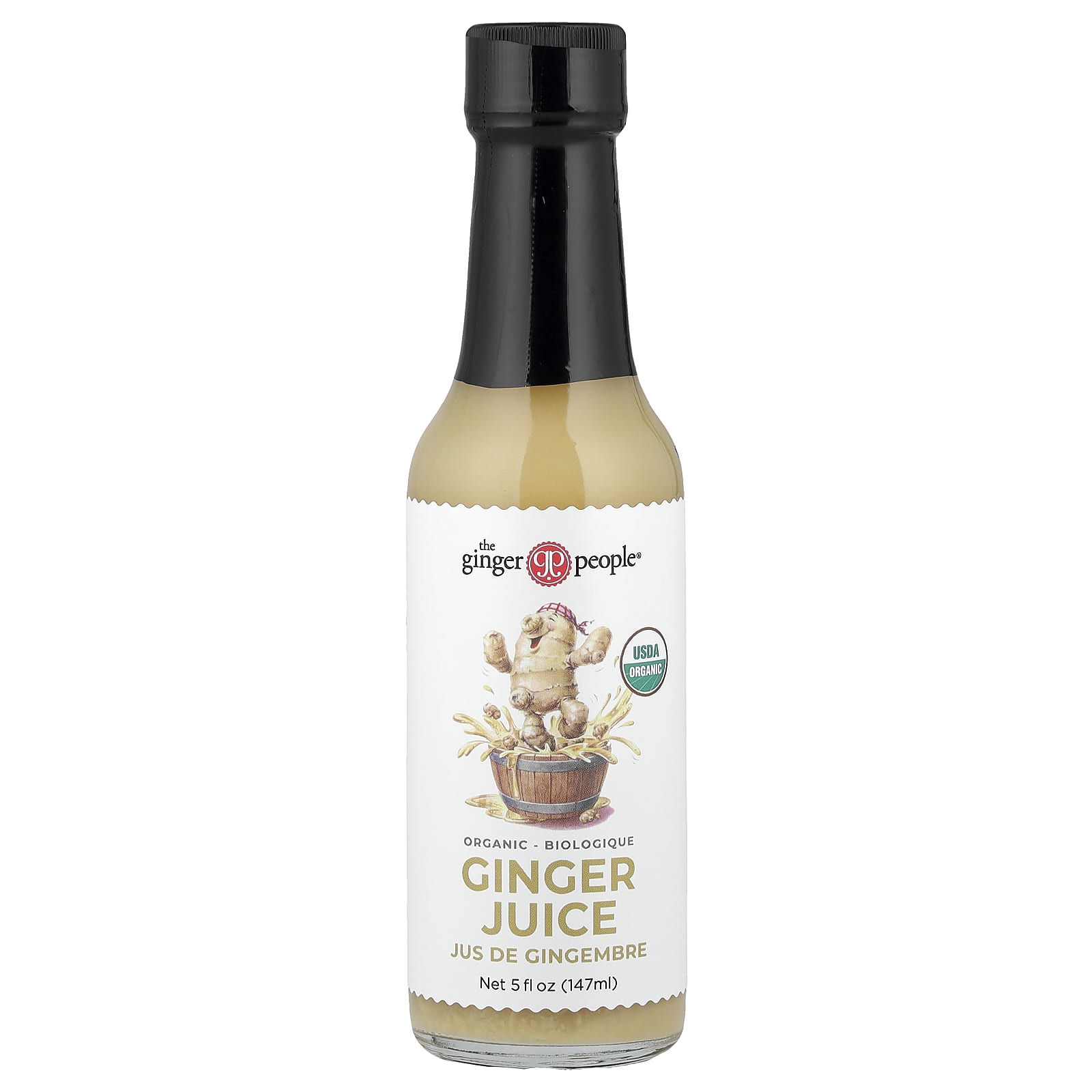 The Ginger People, сок из органического имбиря, 147 мл (5 жидк. унций)