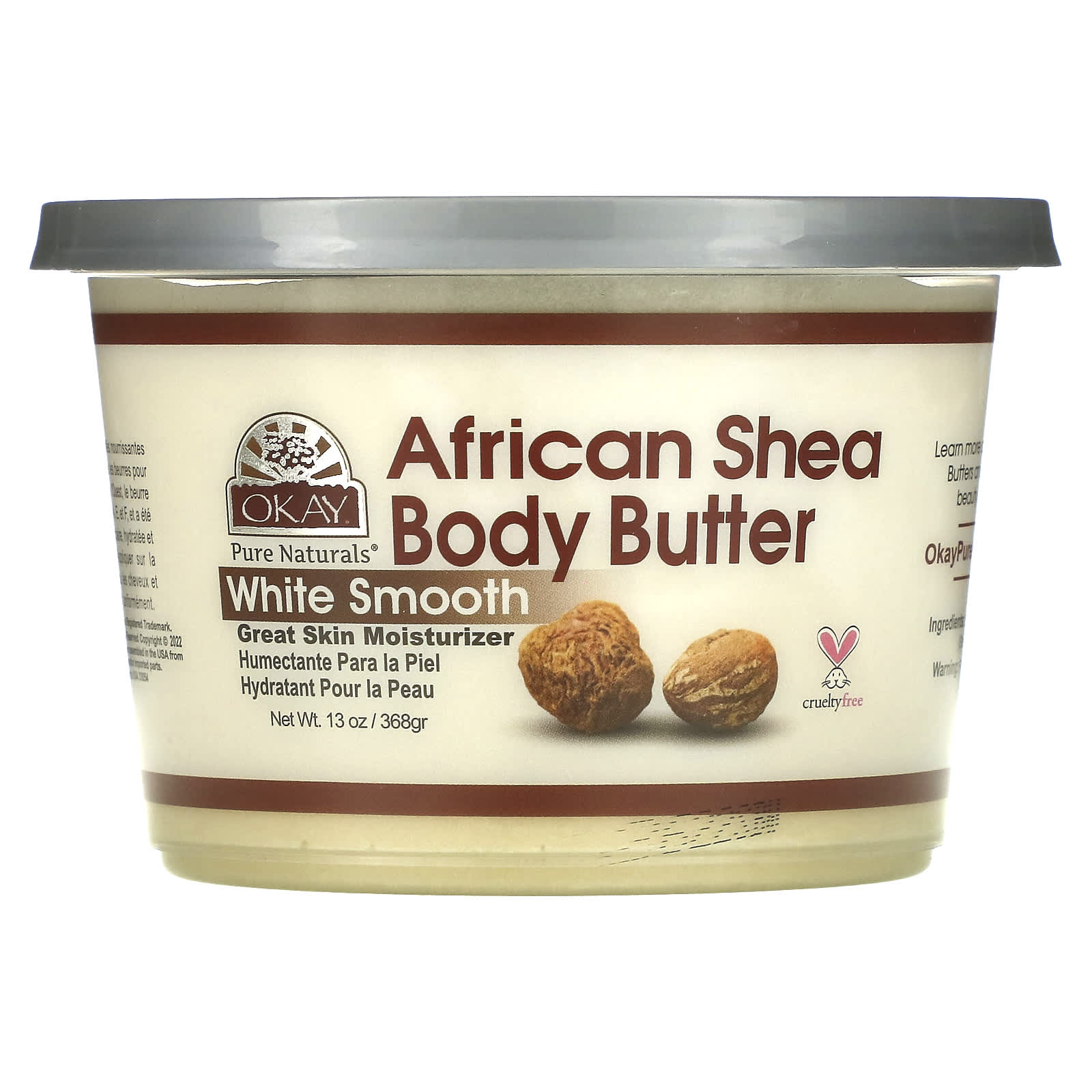 Okay Pure Naturals Масло африканского ши белое масло 368 г 13 унций 1990₽