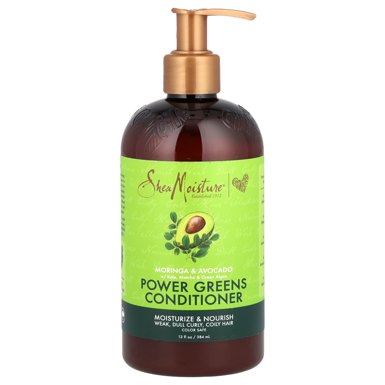 SheaMoisture Power Greens кондиционер Моринга и авокадо 384 мл 13 жидк унций 2190₽