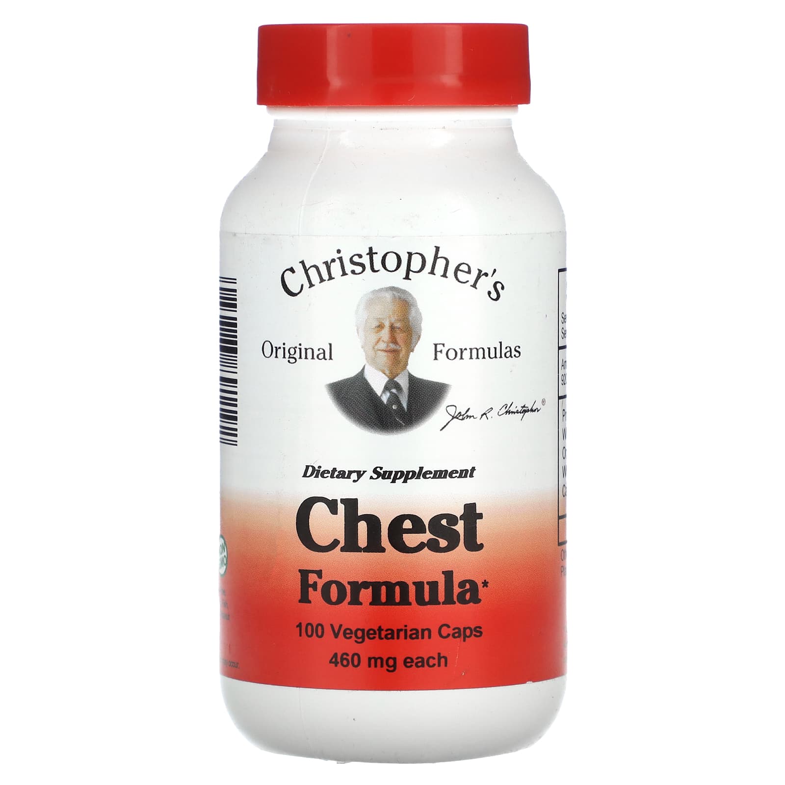 Christophers Original Formulas Chest Formula 460 мг 100 вегетарианских капсул 2390₽