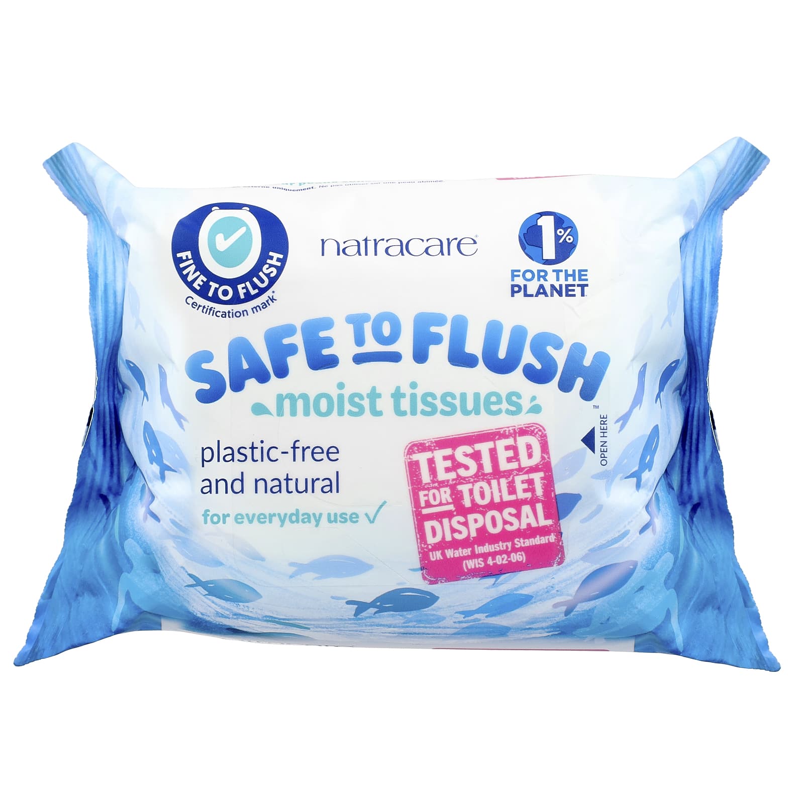 Natracare Можно смывать увлажняющие ткани 30 видов тканей 1590₽