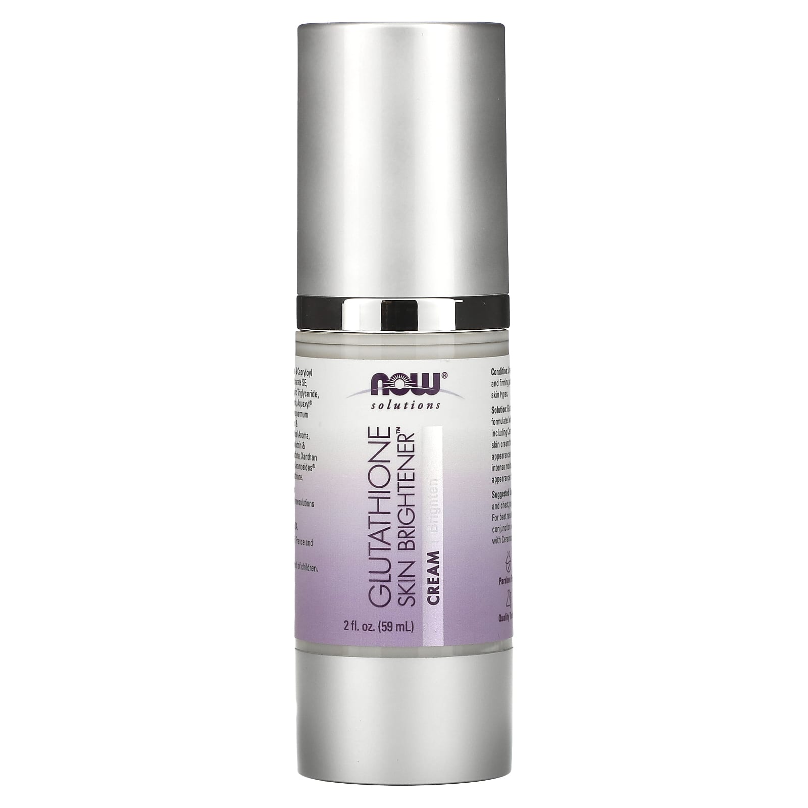 NOW Foods Solutions Осветлитель кожи с глутатионом 2 жидких унции 59 мл 2390₽