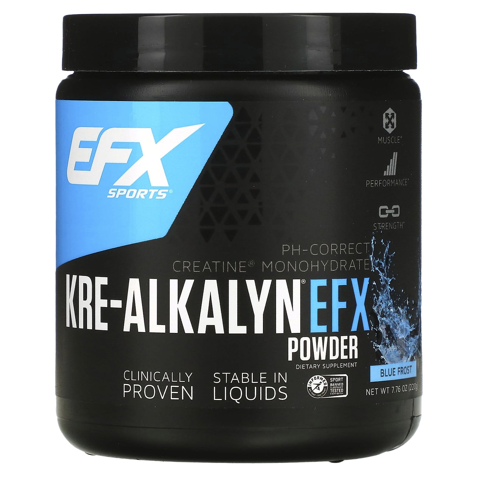 EFX Sports Kre-Alkalyn EFX порошок со вкусом Морозная свежесть 220 г 776 унции 7390₽
