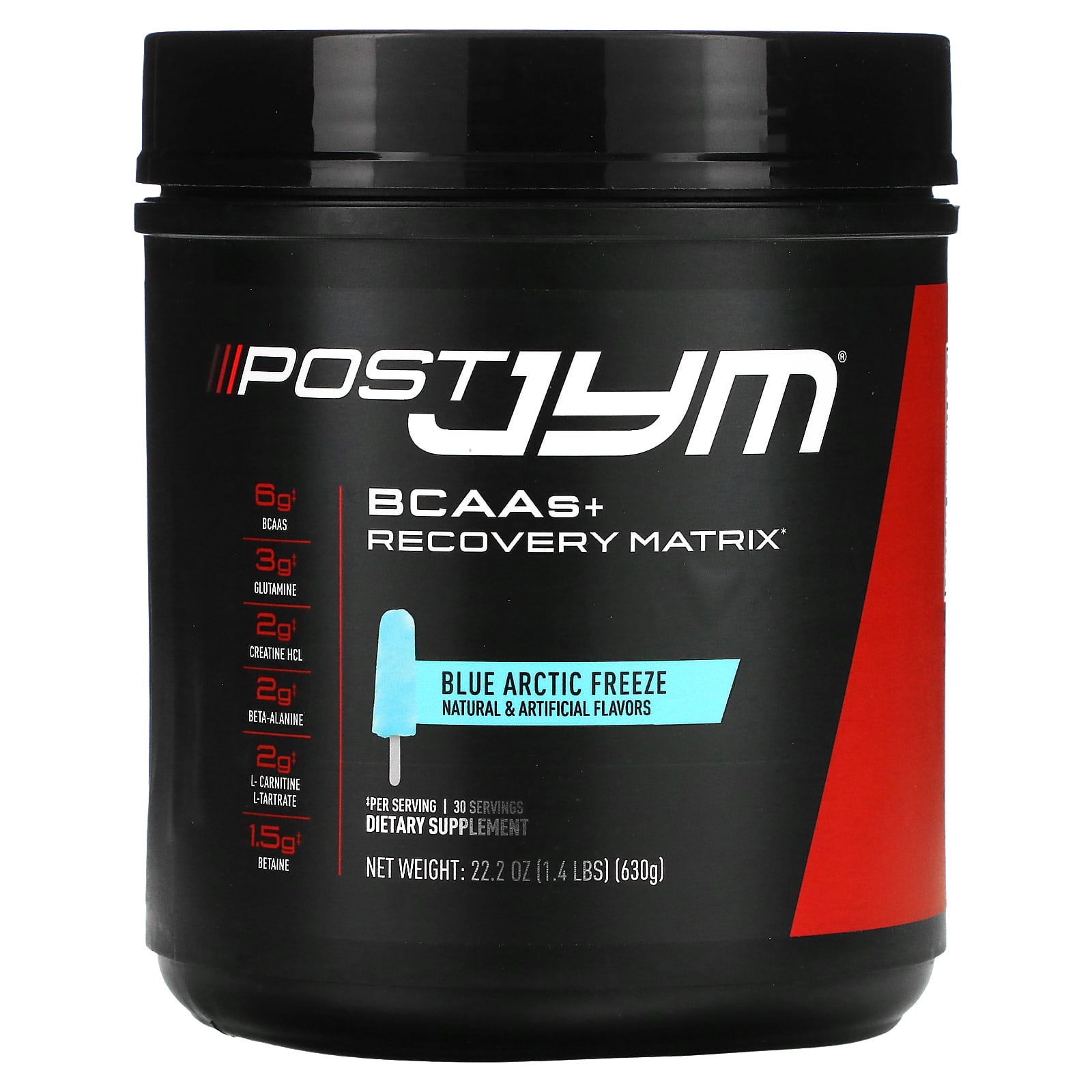 JYM Supplement Science BCAA Recovery Matrix Blue Artic Freeze 22 унции 630 г 7490₽
