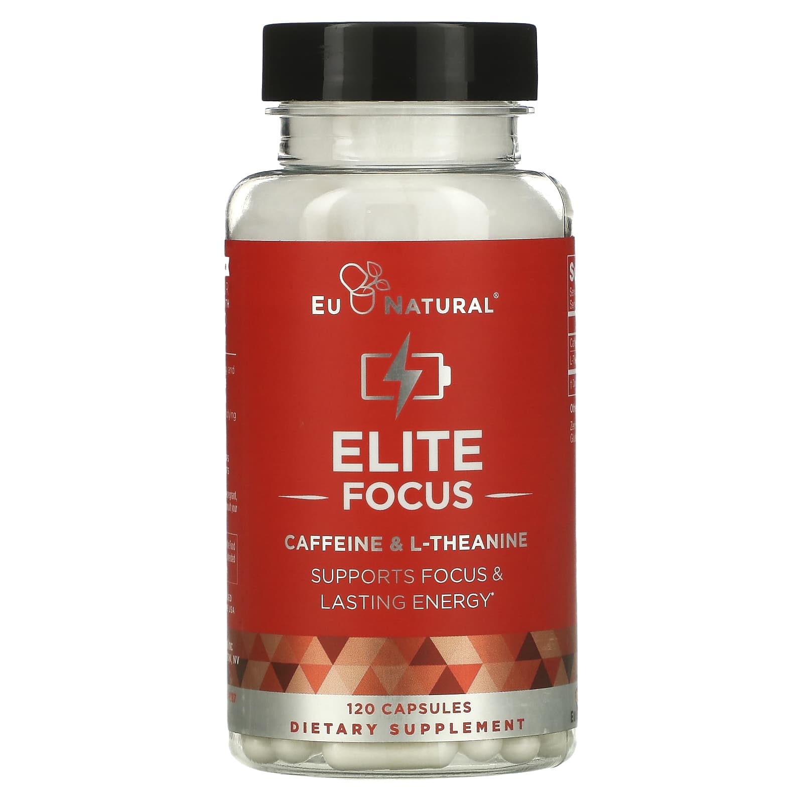 Eu Natural ELITE FOCUS кофеин и L-теанин 120 капсул 3790₽