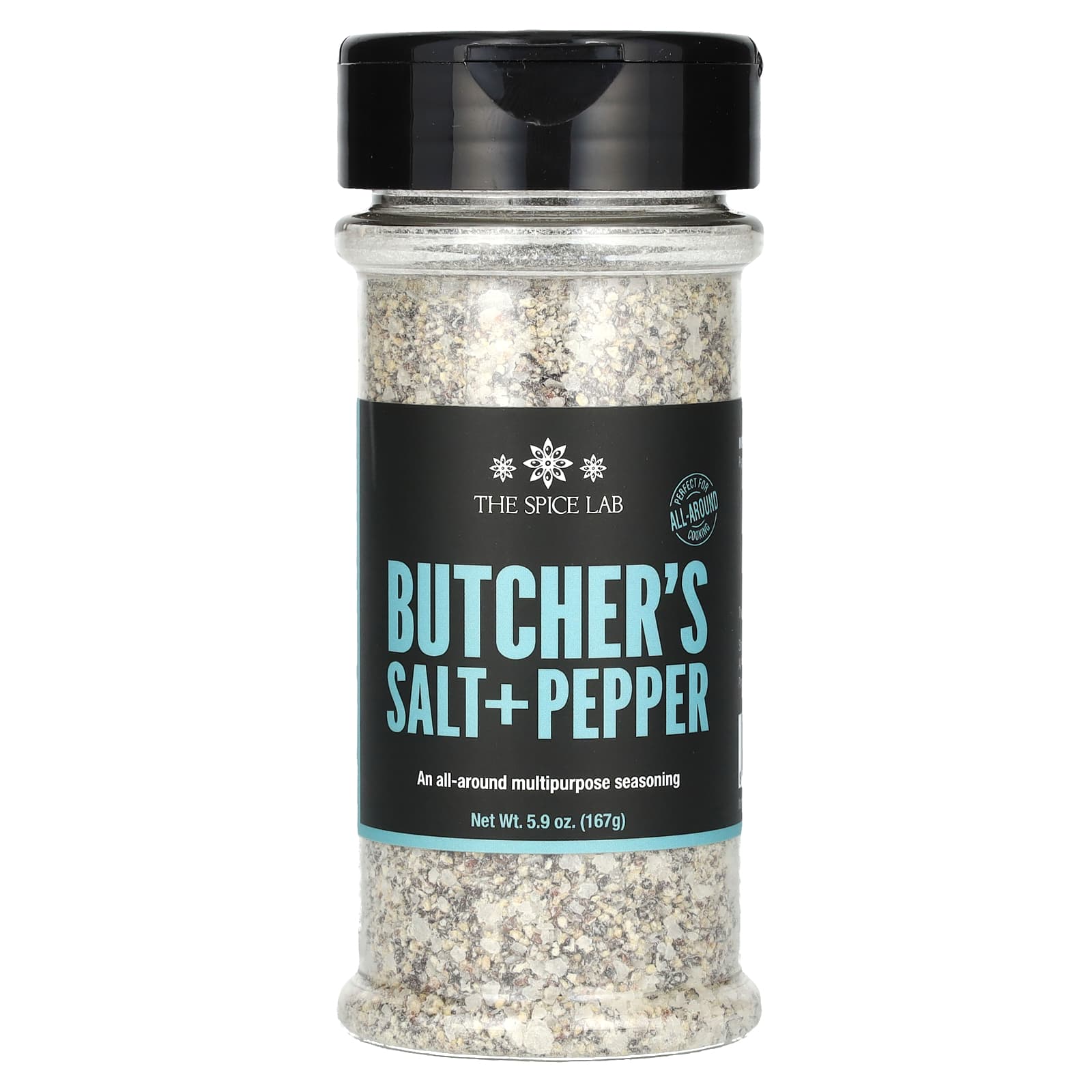 The Spice Lab, Butcher's Salt - Pepper, 167 г (5,9 унции)