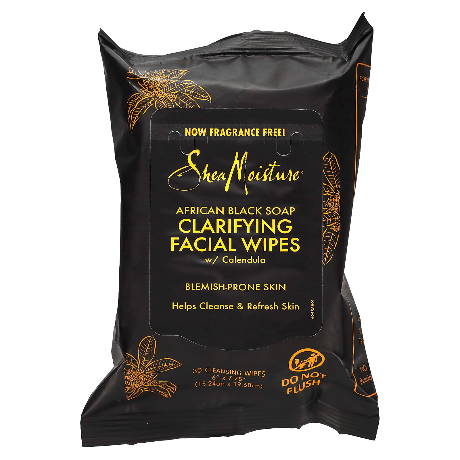 SheaMoisture African Black Soap Очищающие салфетки для лица 30 салфеток 1690₽
